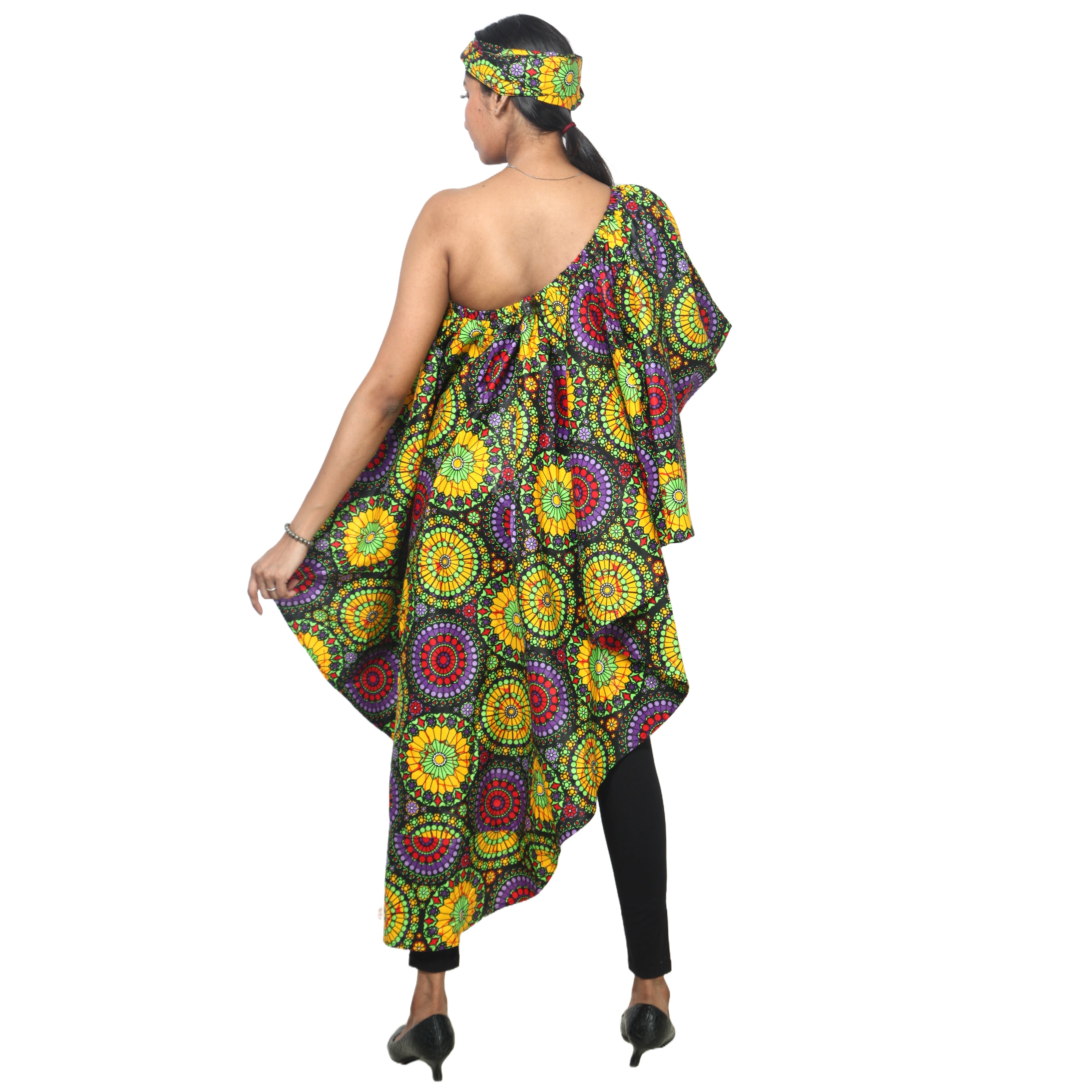 Women's Hi-Low Drop Shoulder Top - FI-3074