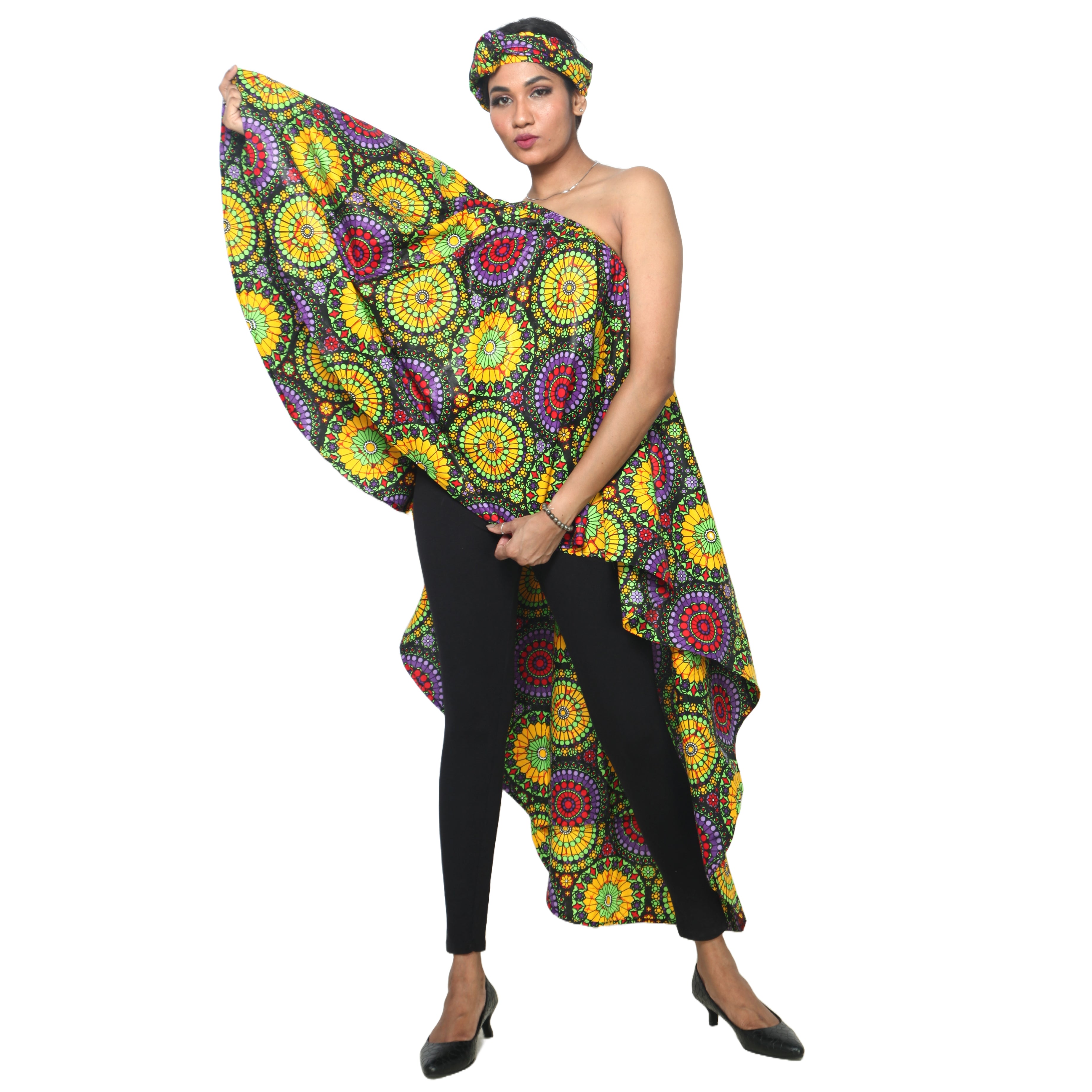 Women's Hi-Low Drop Shoulder Top - FI-3074