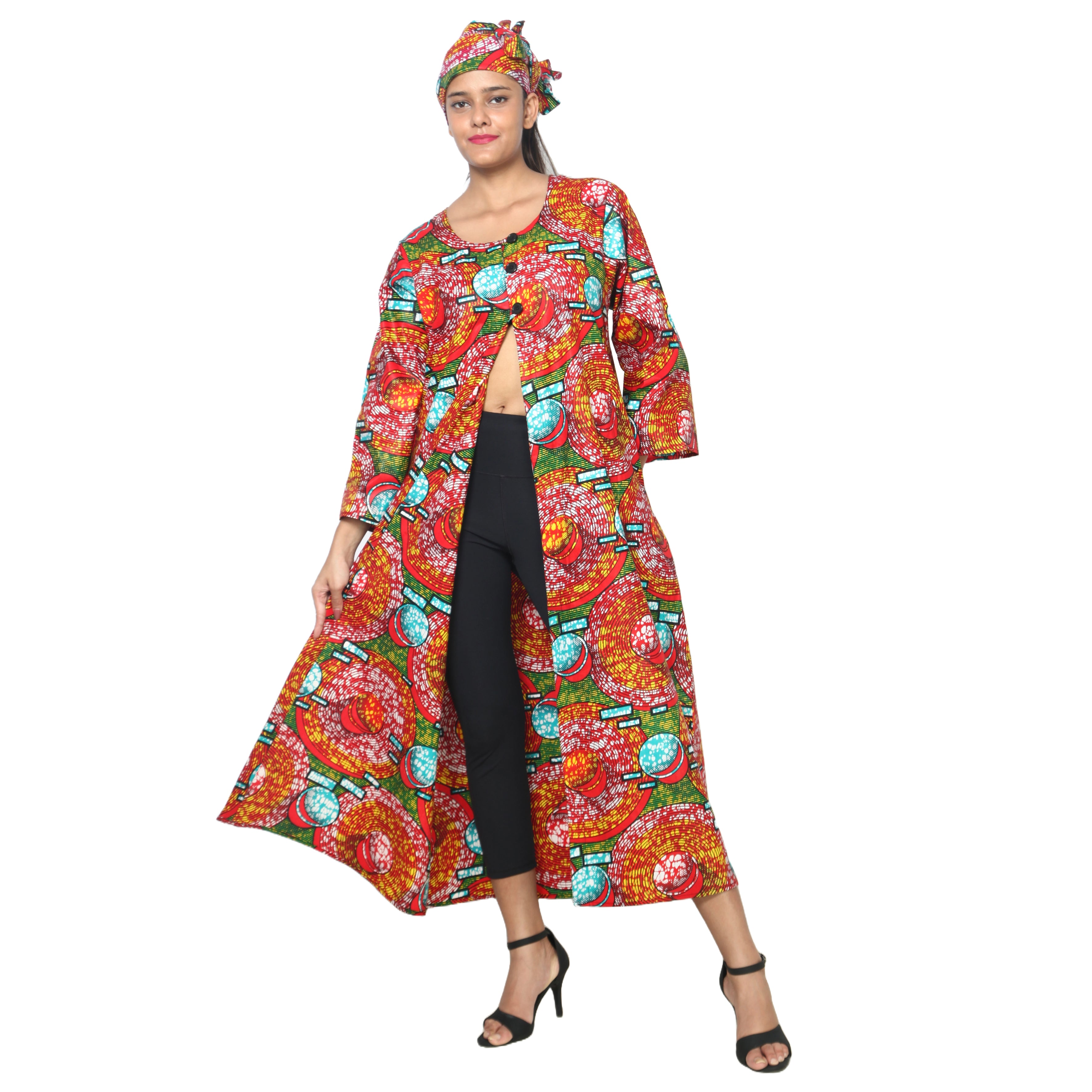 Women's Long Open Jacket -- FI-50023