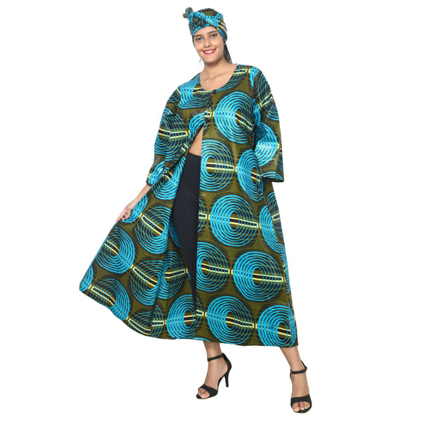 Women's Long Open Jacket -- FI-50023