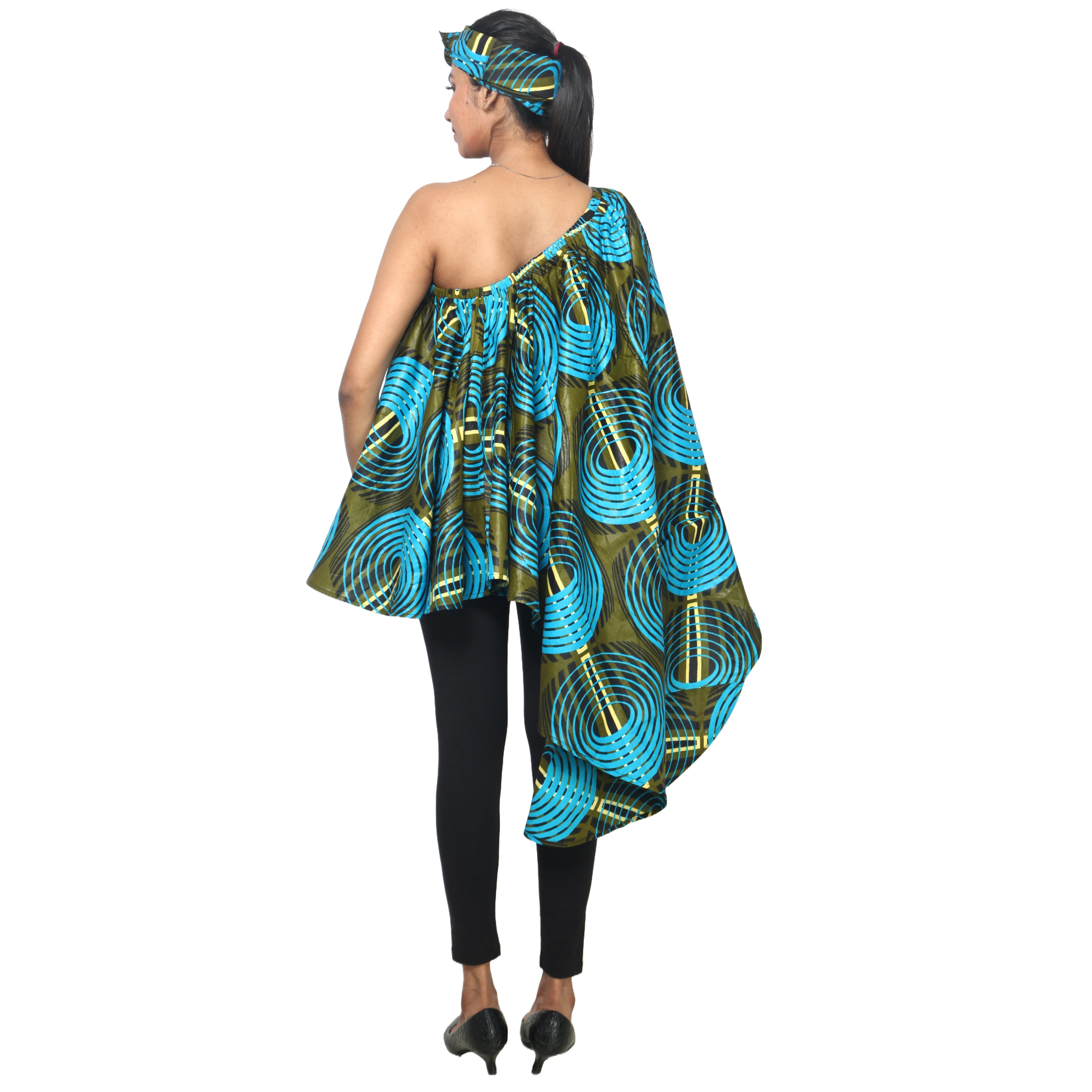 Women's Hi-Low Drop Shoulder Top - FI-3074