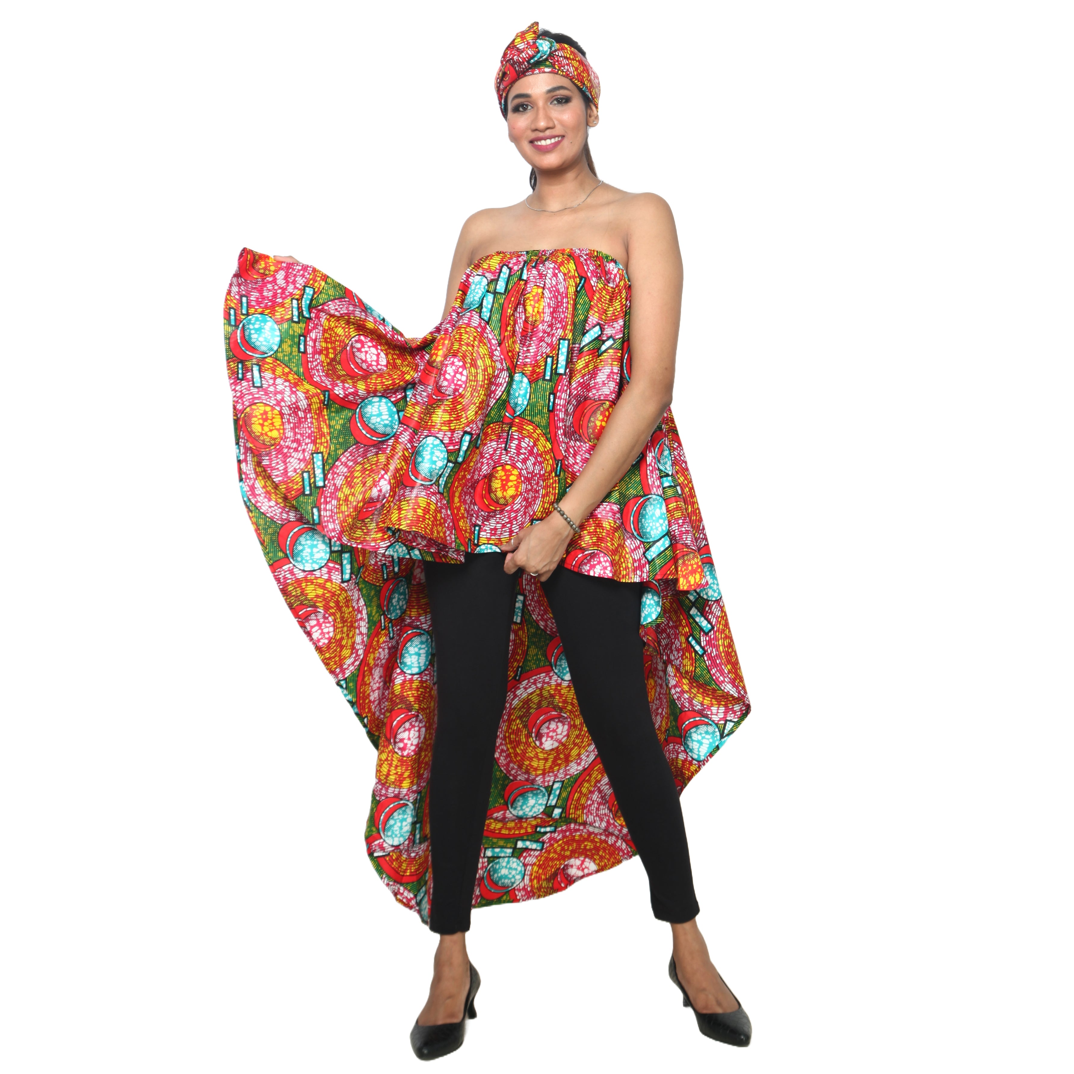 Women's Hi-Low Drop Shoulder Top - FI-3074