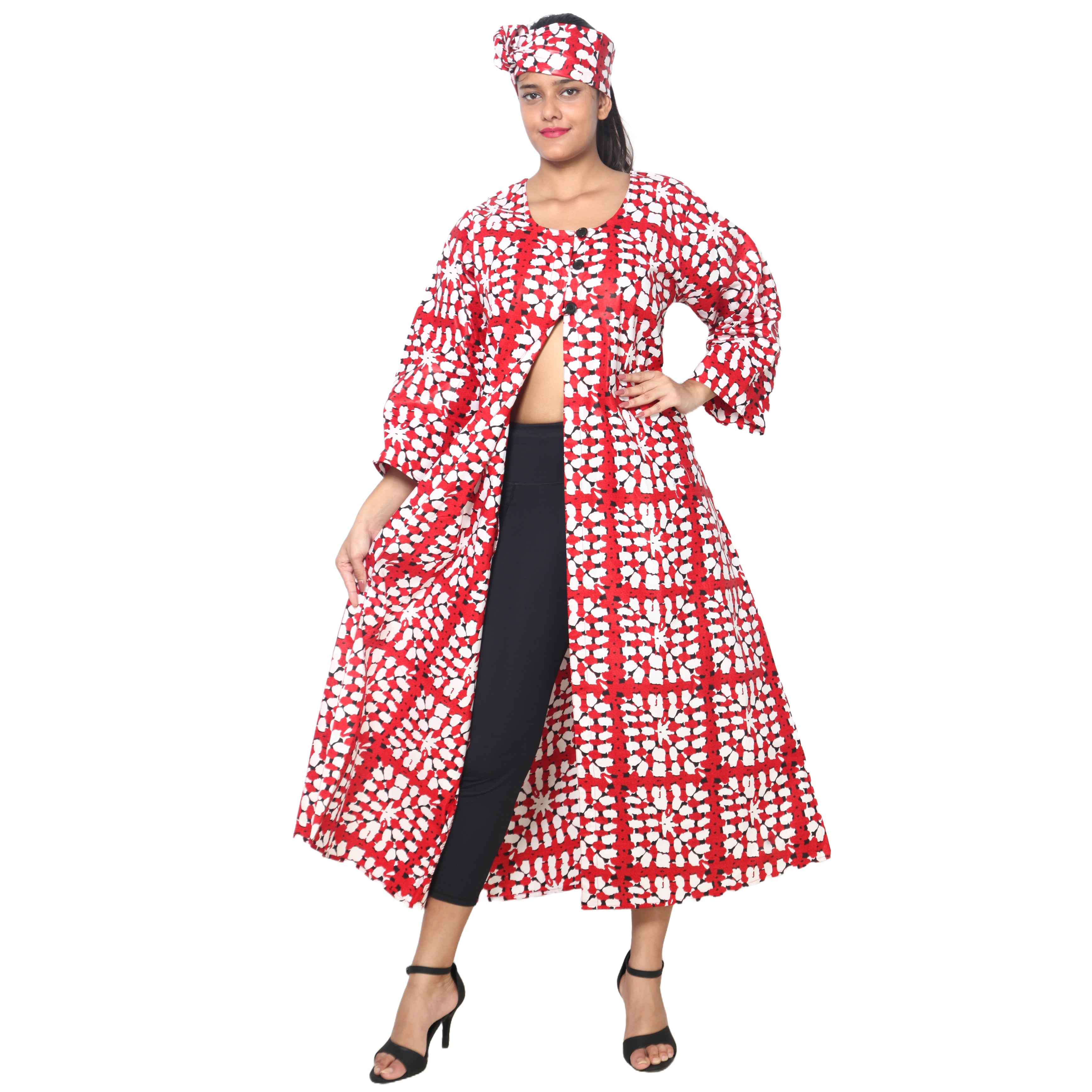 Women's Long Open Jacket -- FI-50023