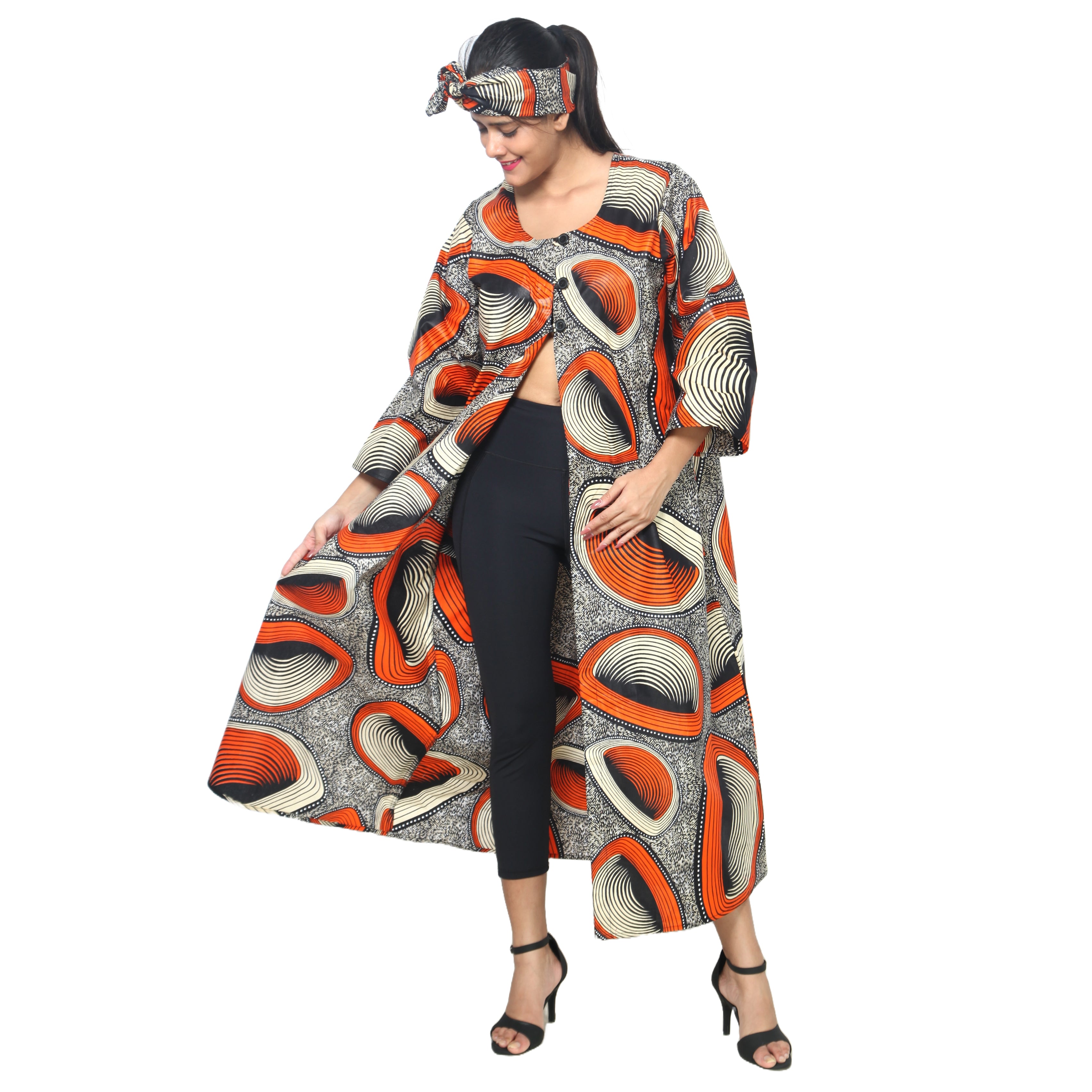Women's Long Open Jacket -- FI-50023