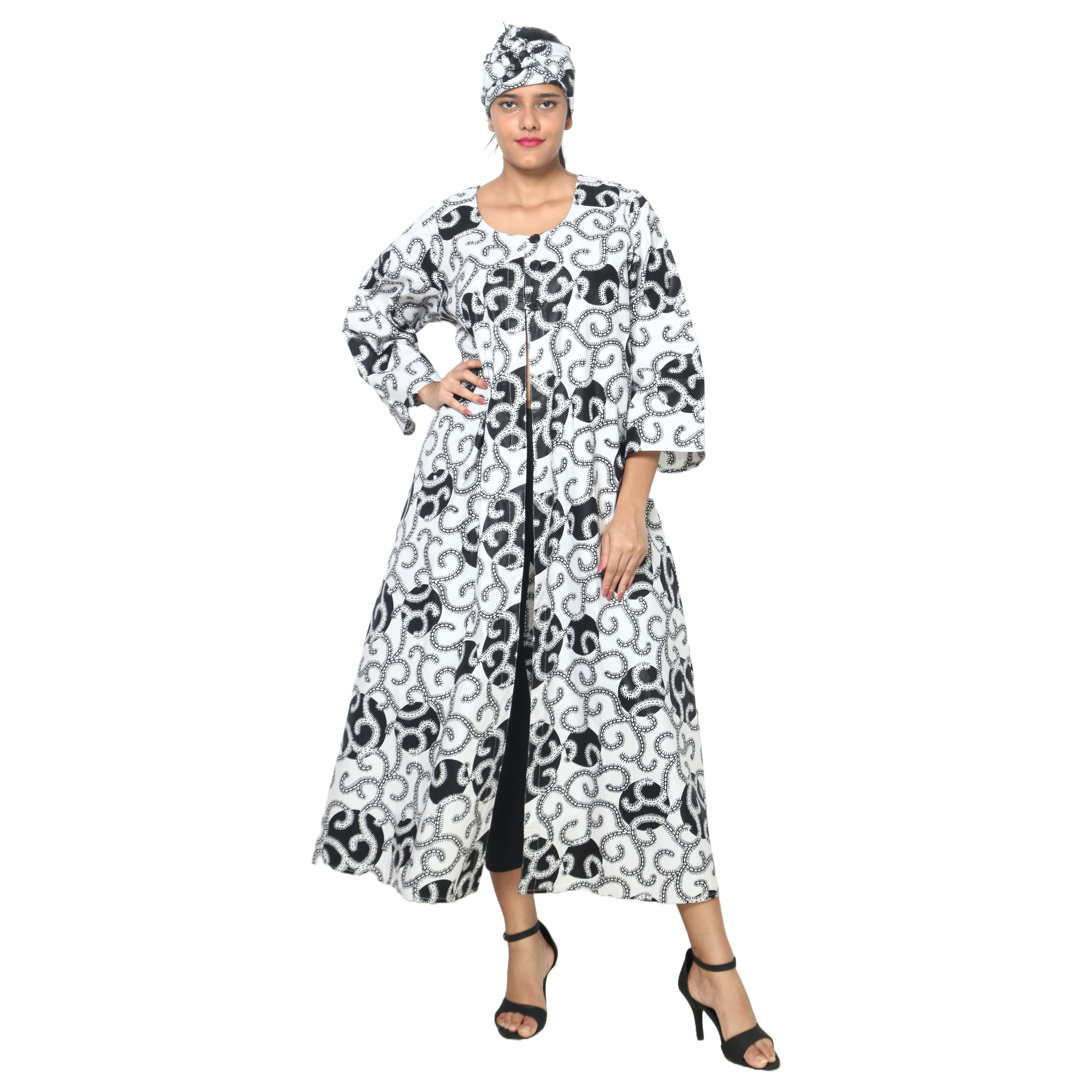 Women's Long Open Jacket -- FI-50023