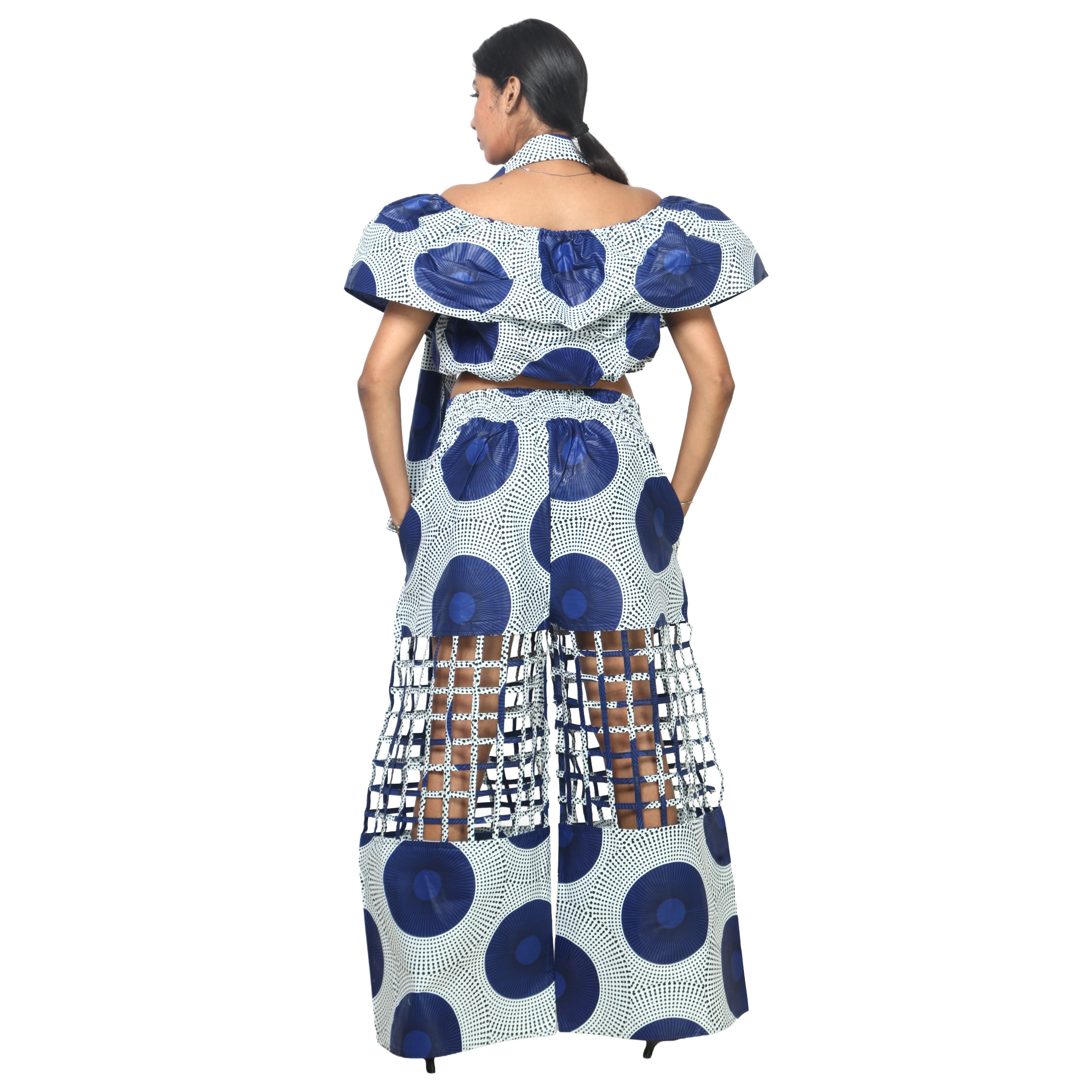 Women's Crop Top and Cage Pant Set -- FI-ST-2010 and FI-ST-118