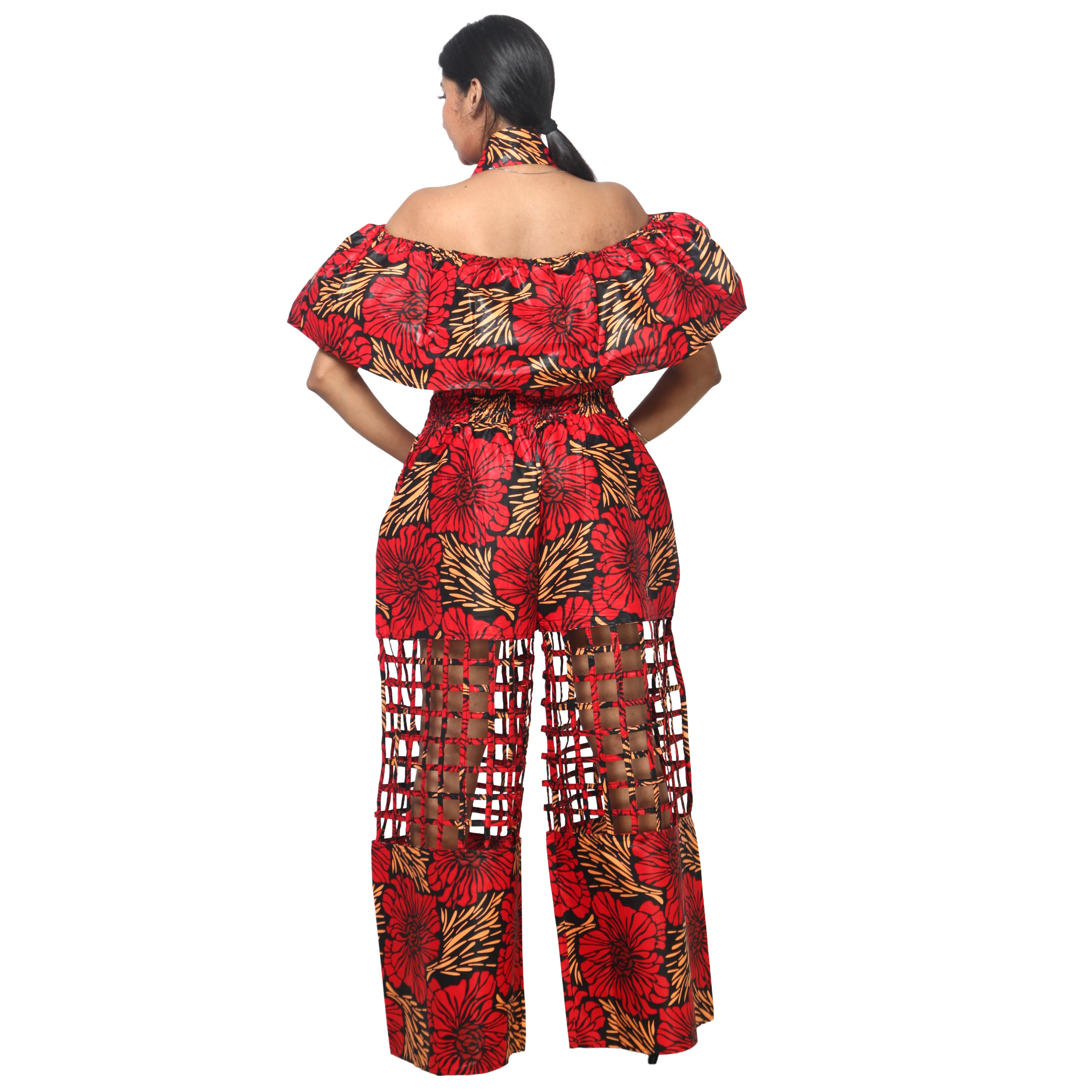 Women's Crop Top and Cage Pant Set -- FI-ST-2010 and FI-ST-118