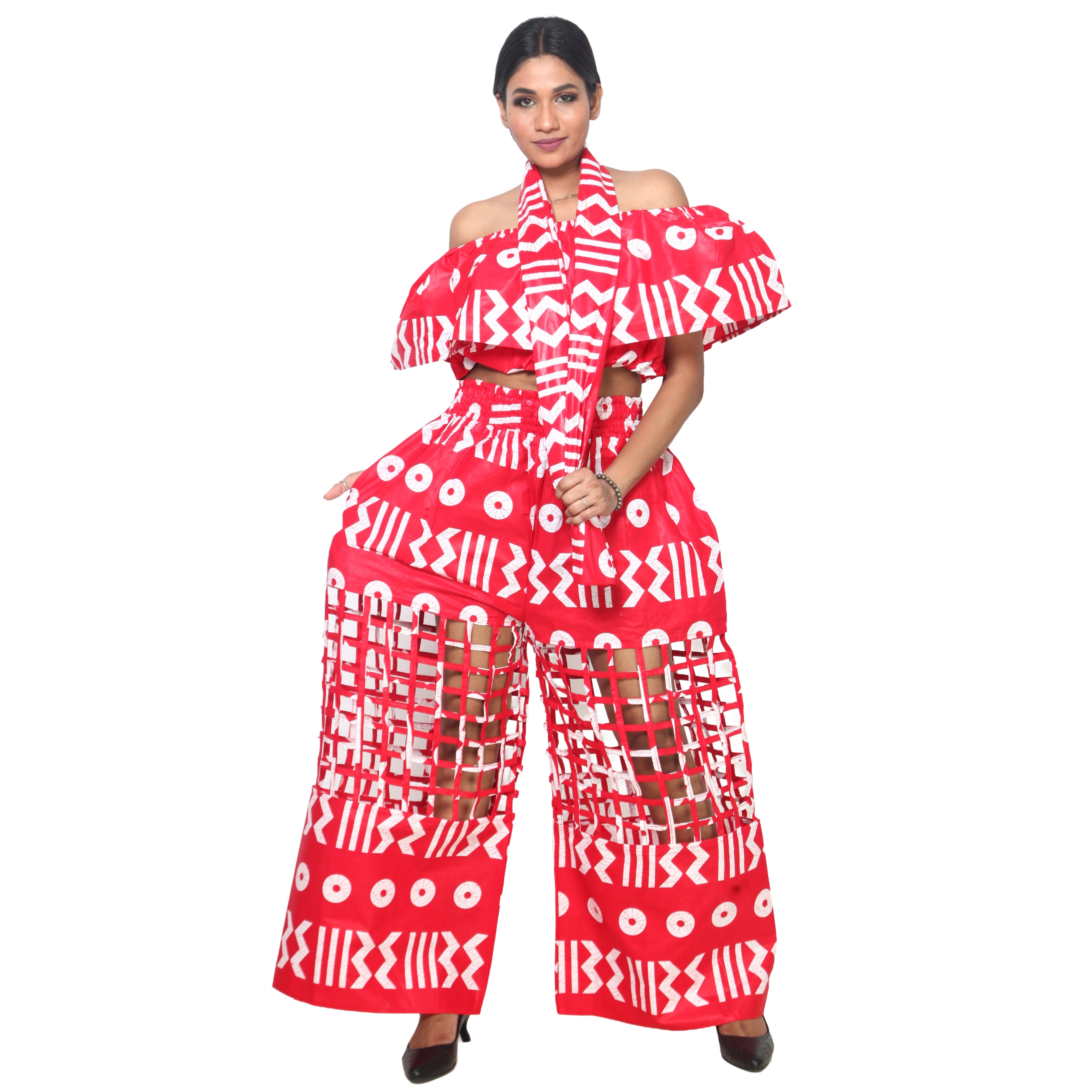 Women's Crop Top and Cage Pant Set -- FI-ST-2010 and FI-ST-118