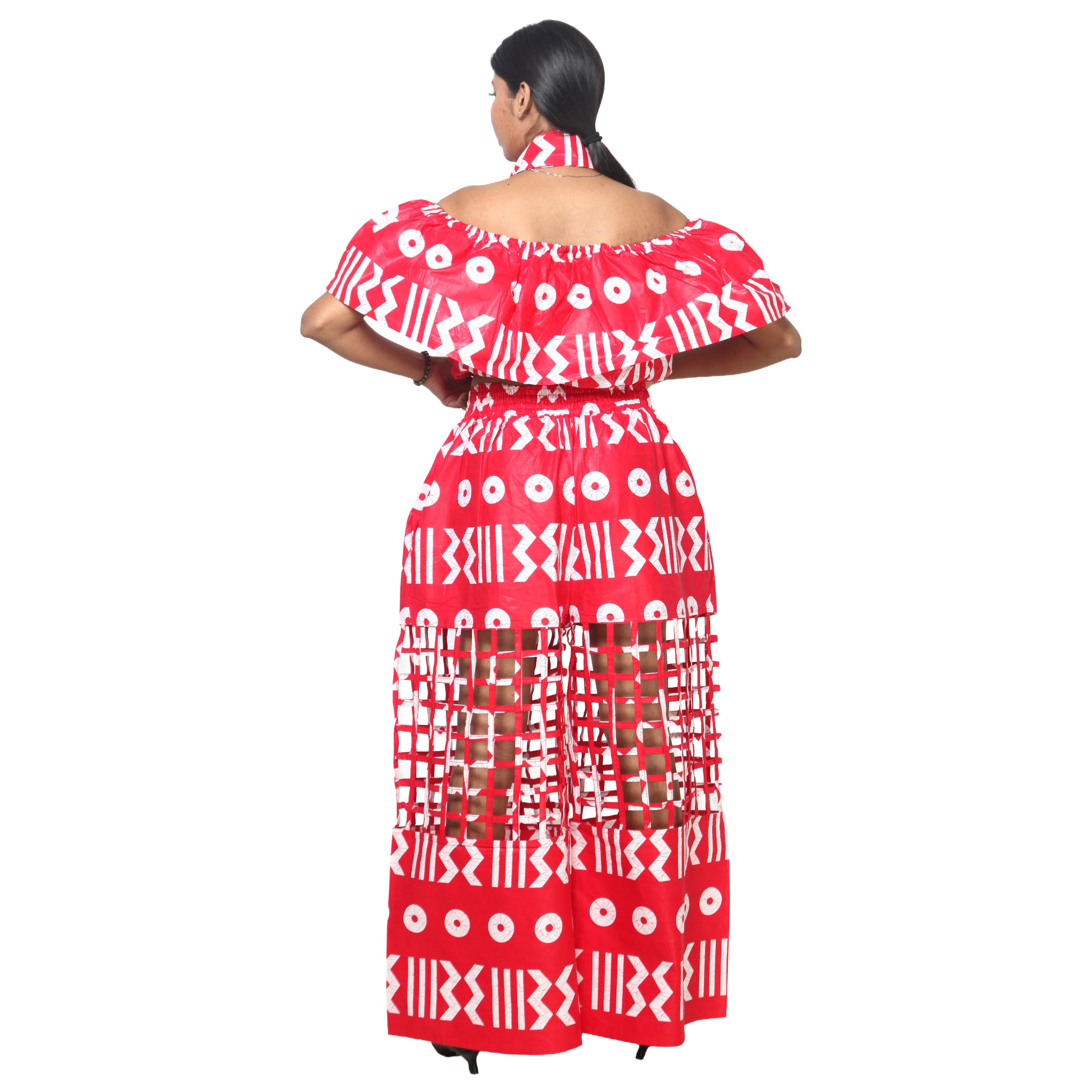 Women's Crop Top and Cage Pant Set -- FI-ST-2010 and FI-ST-118