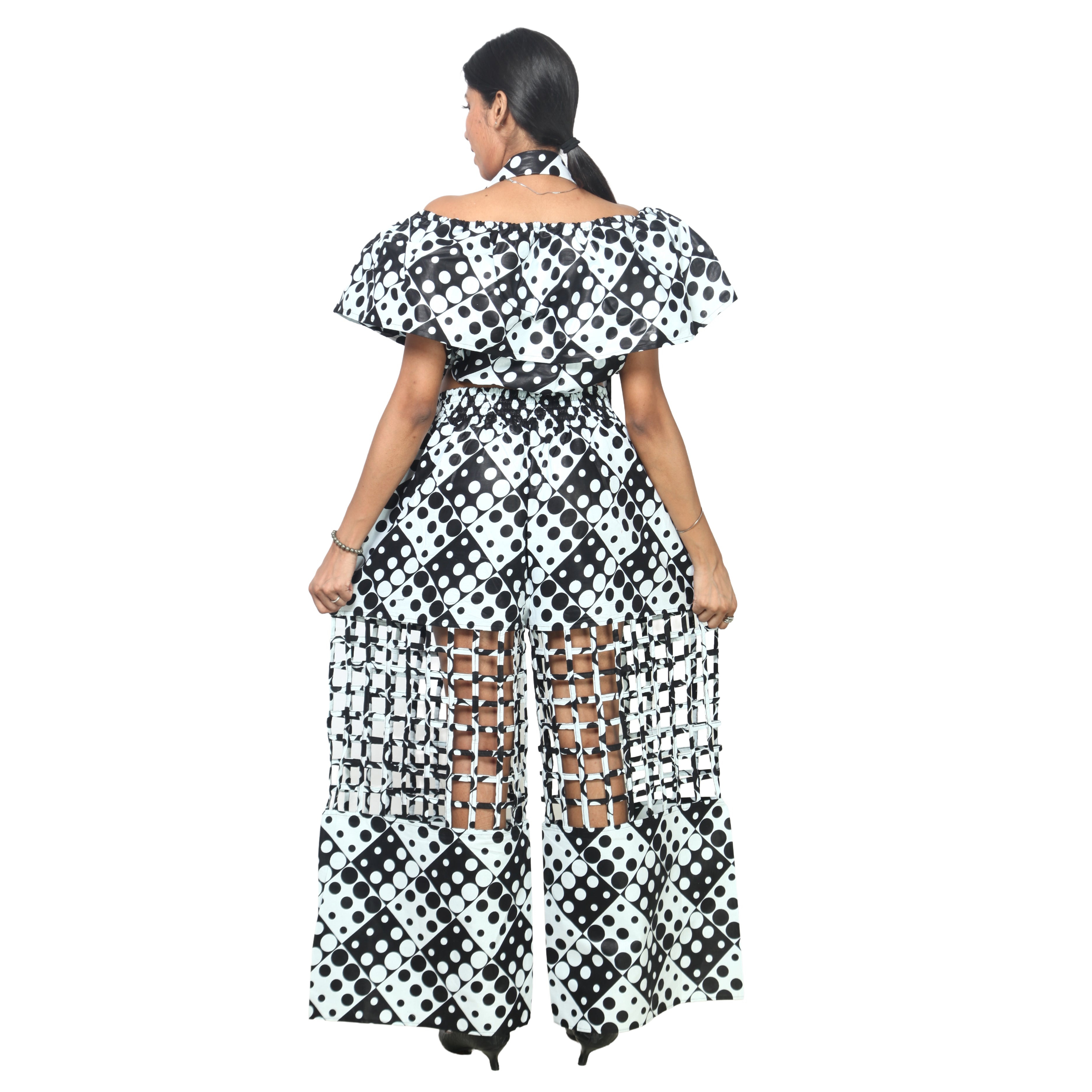 Women's Crop Top and Cage Pant Set -- FI-ST-2010 and FI-ST-118