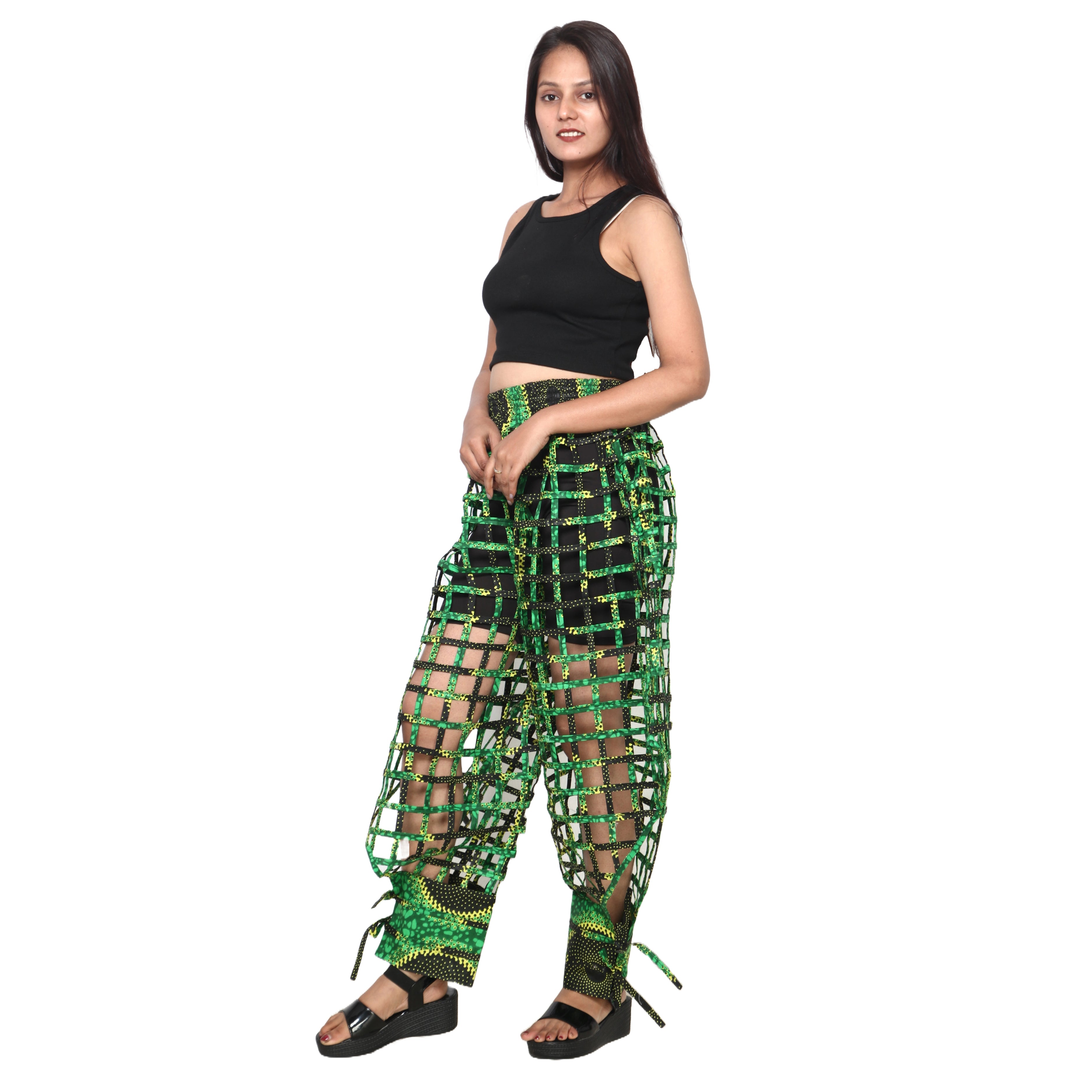Women's Full Cage Duster Pants -- FI-ST123