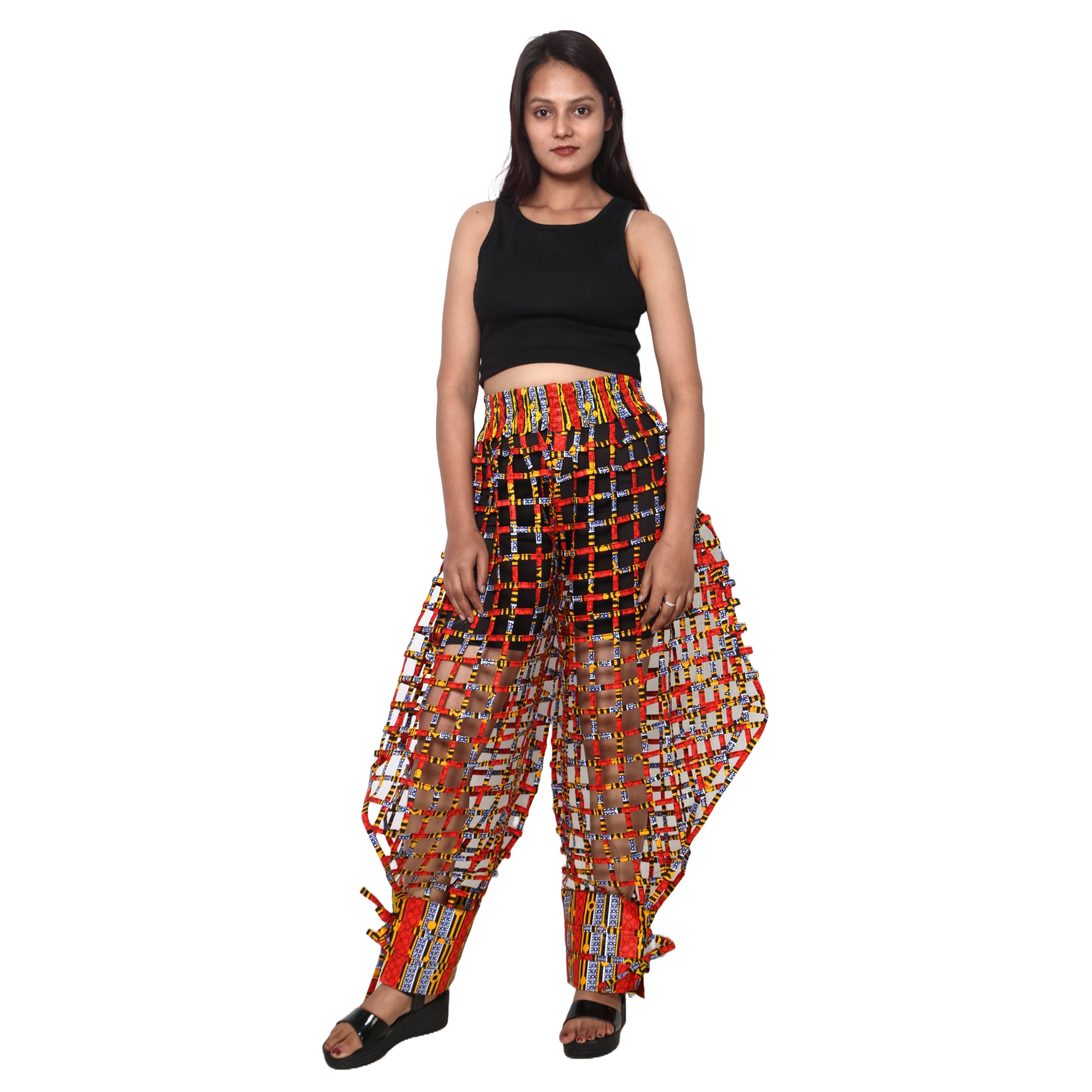 Women's Full Cage Duster Pants -- FI-ST123