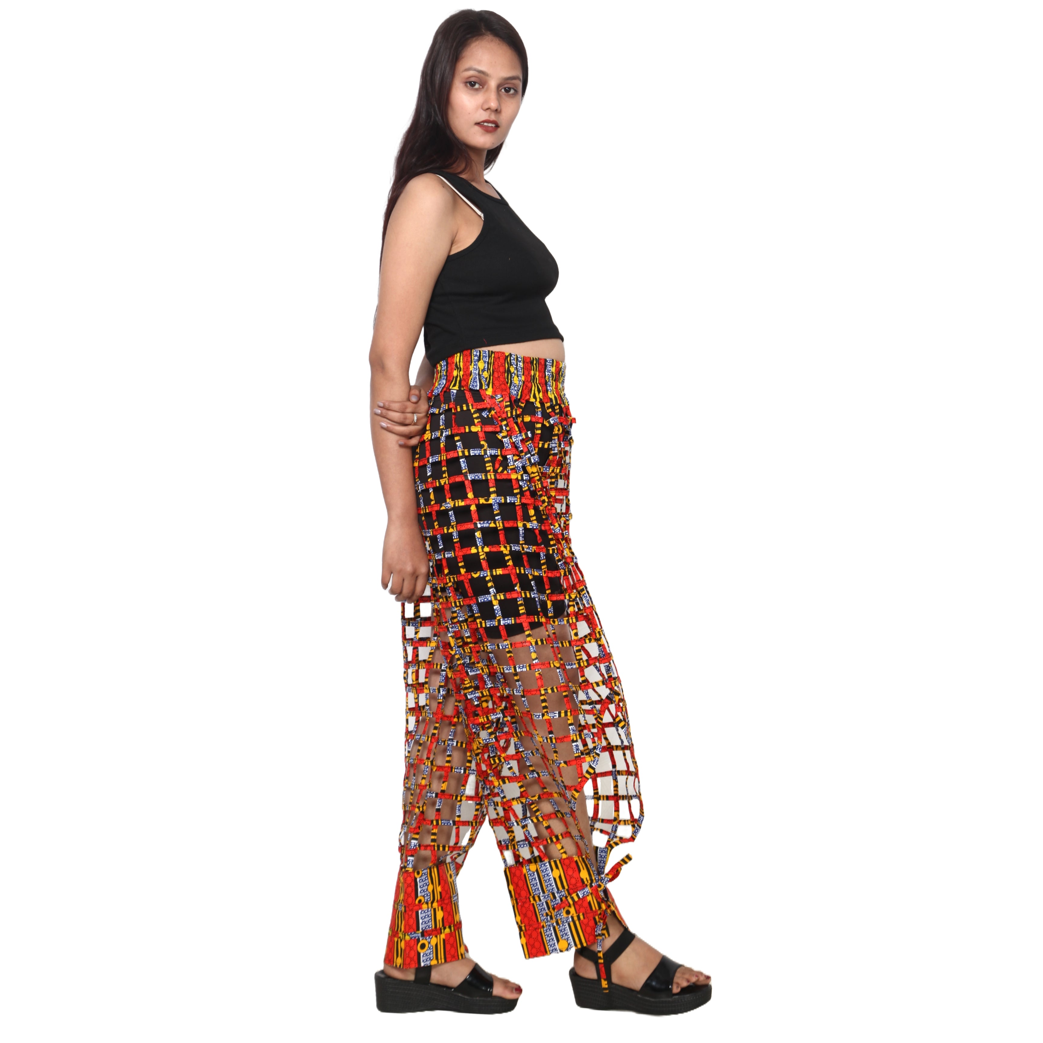 Women's Full Cage Duster Pants -- FI-ST123