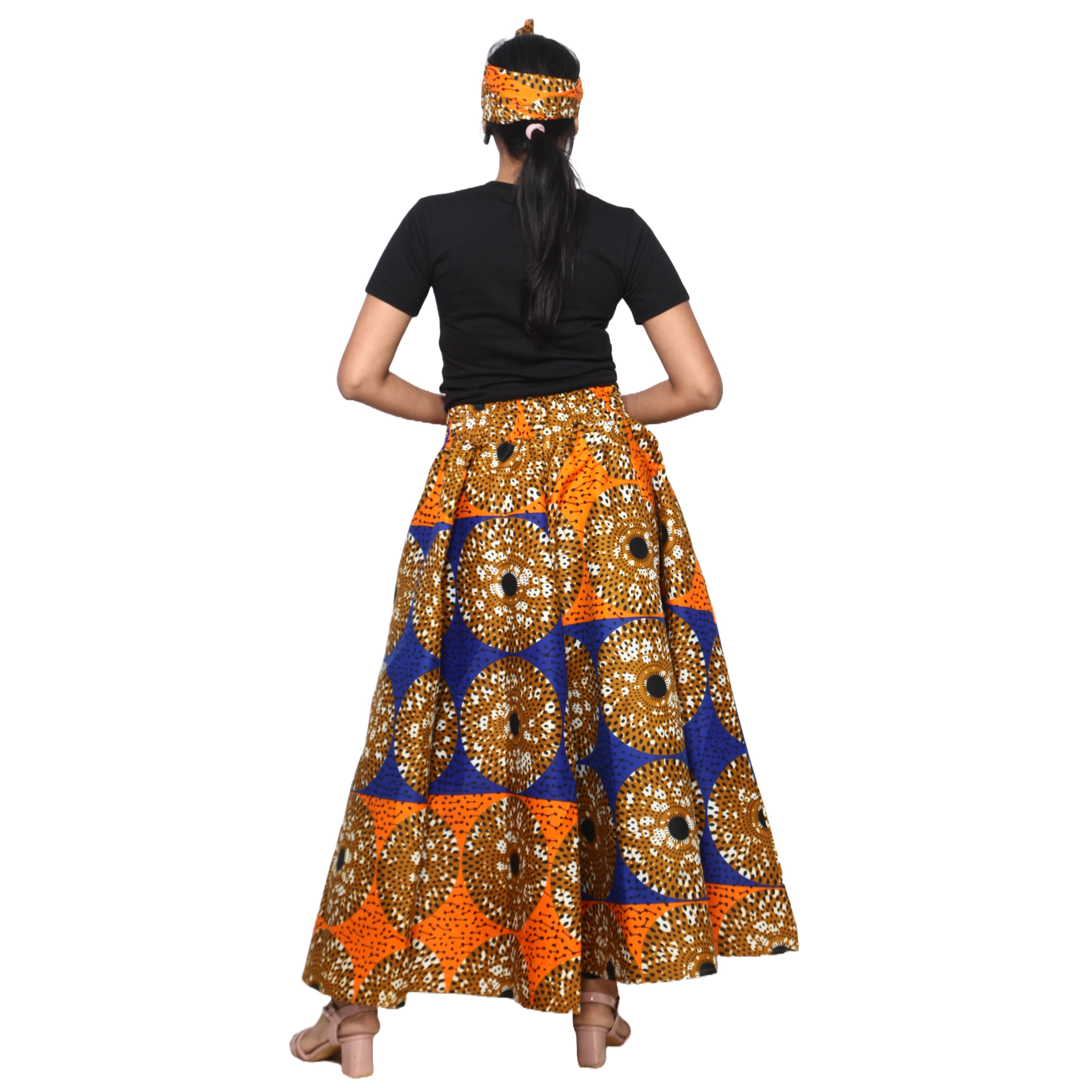 Women's Rayon Maxi Skirt -- FI-R40