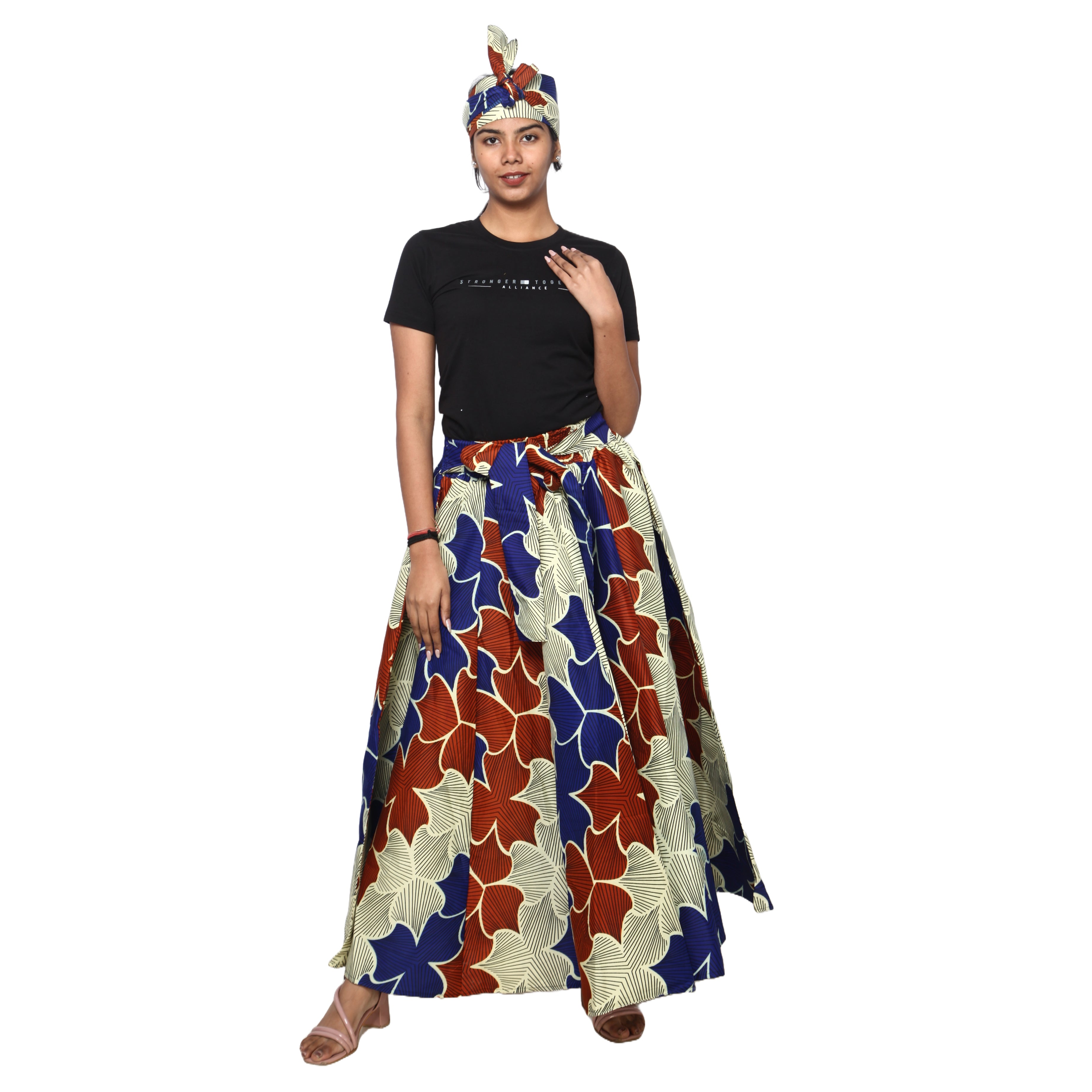 Women's Rayon Maxi Skirt -- FI-R40