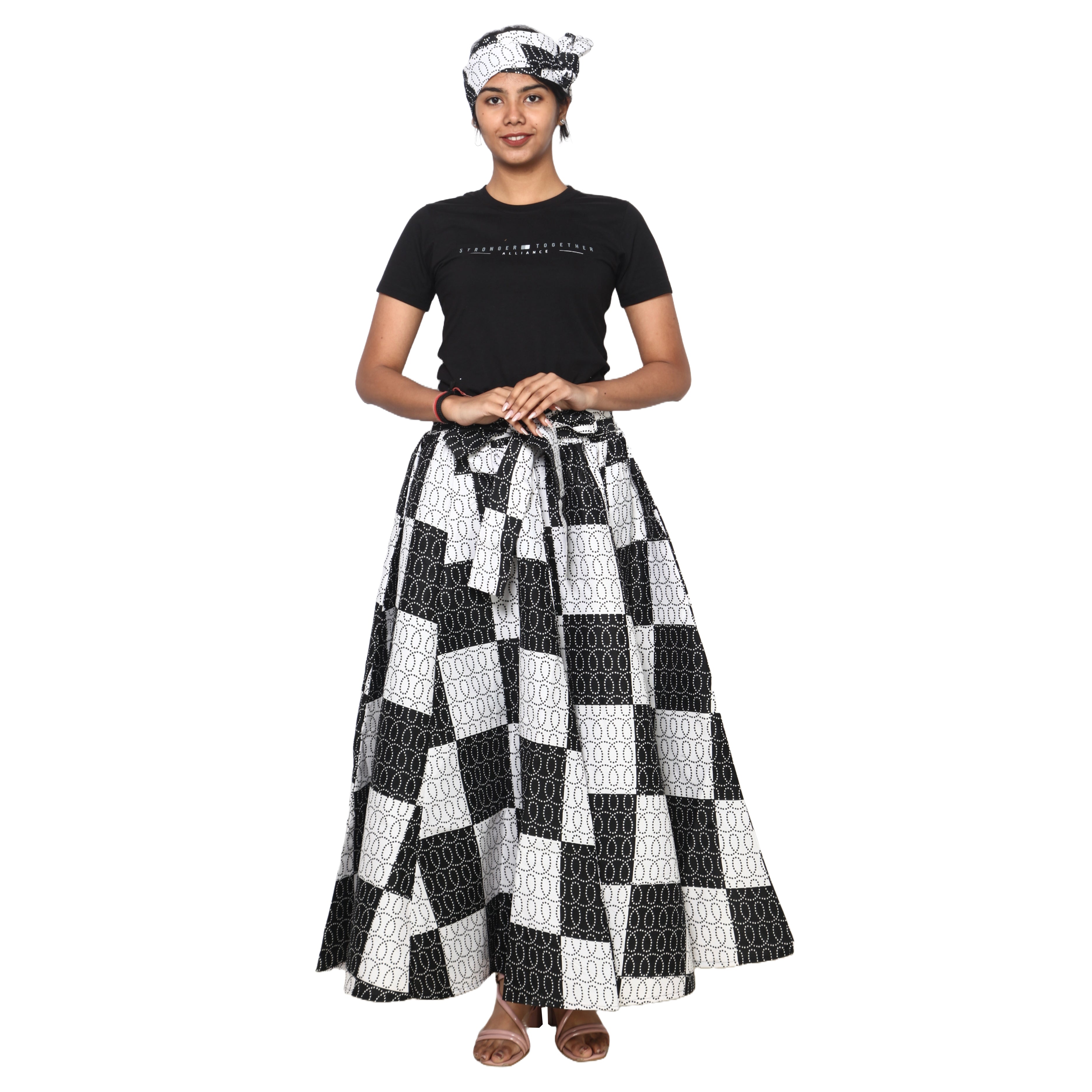 Women's Rayon Maxi Skirt -- FI-R40