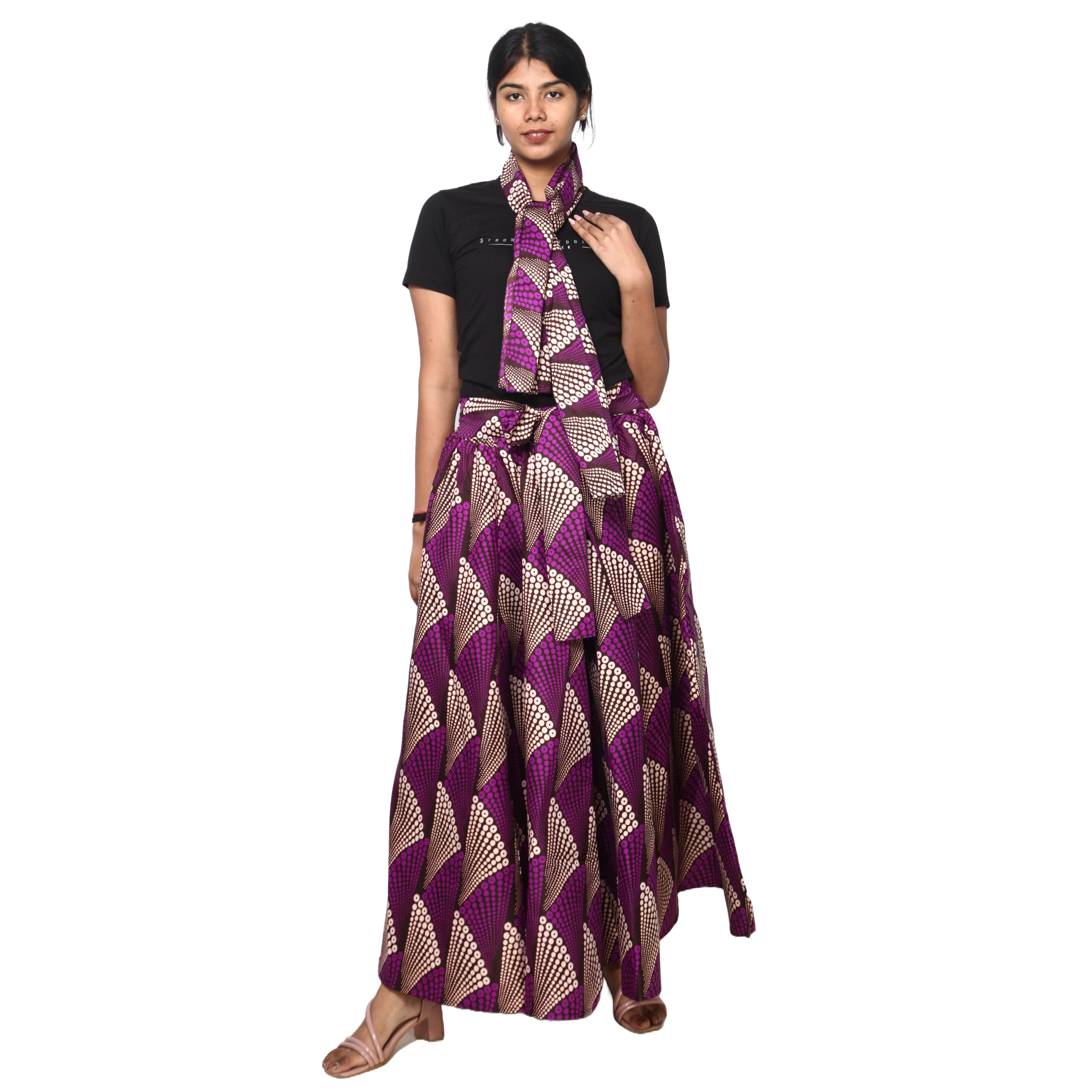 Women's Rayon Maxi Skirt -- FI-R40