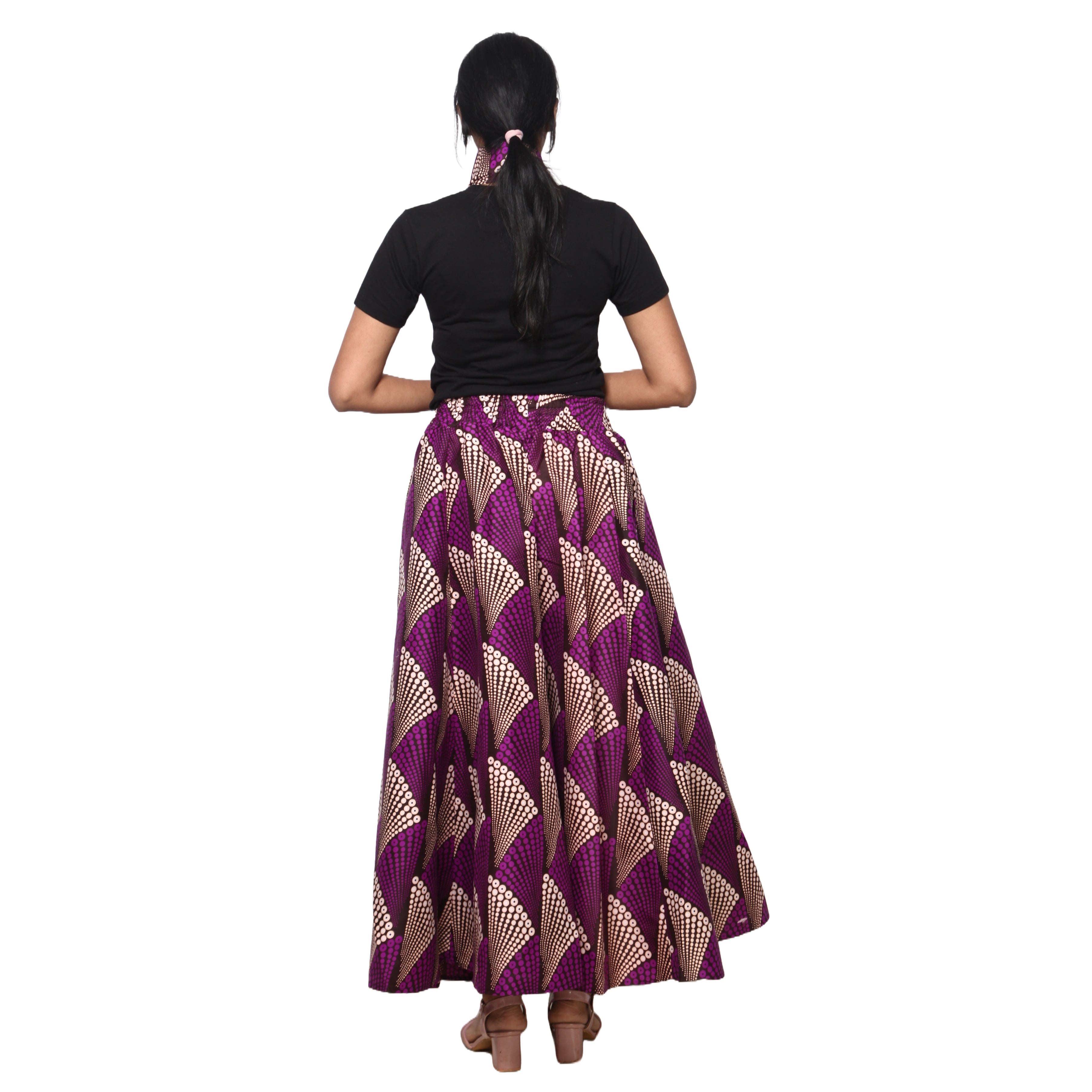 Women's Rayon Maxi Skirt -- FI-R40