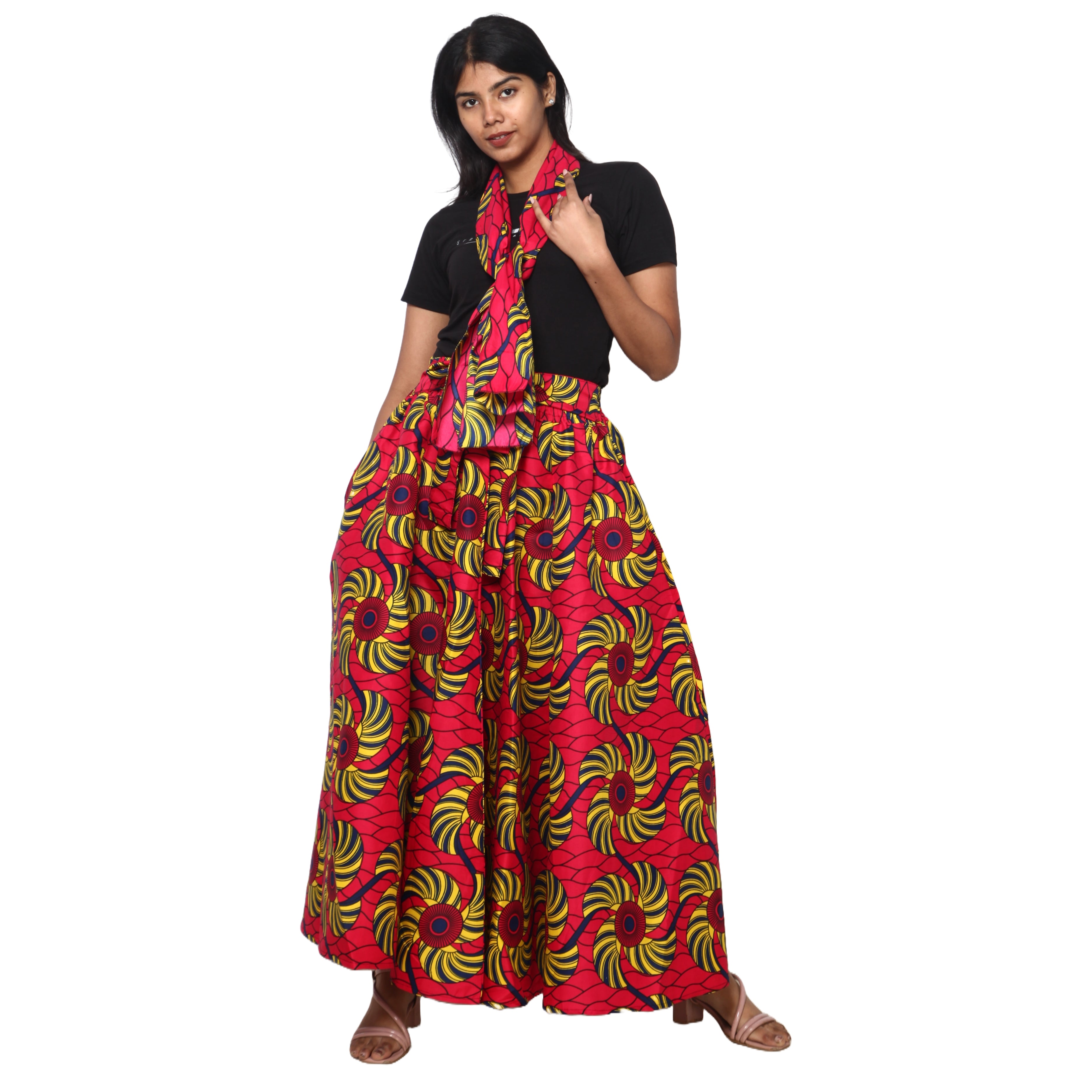 Women's Rayon Maxi Skirt -- FI-R40