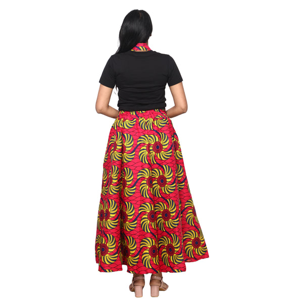 Women's Rayon Maxi Skirt -- FI-R40