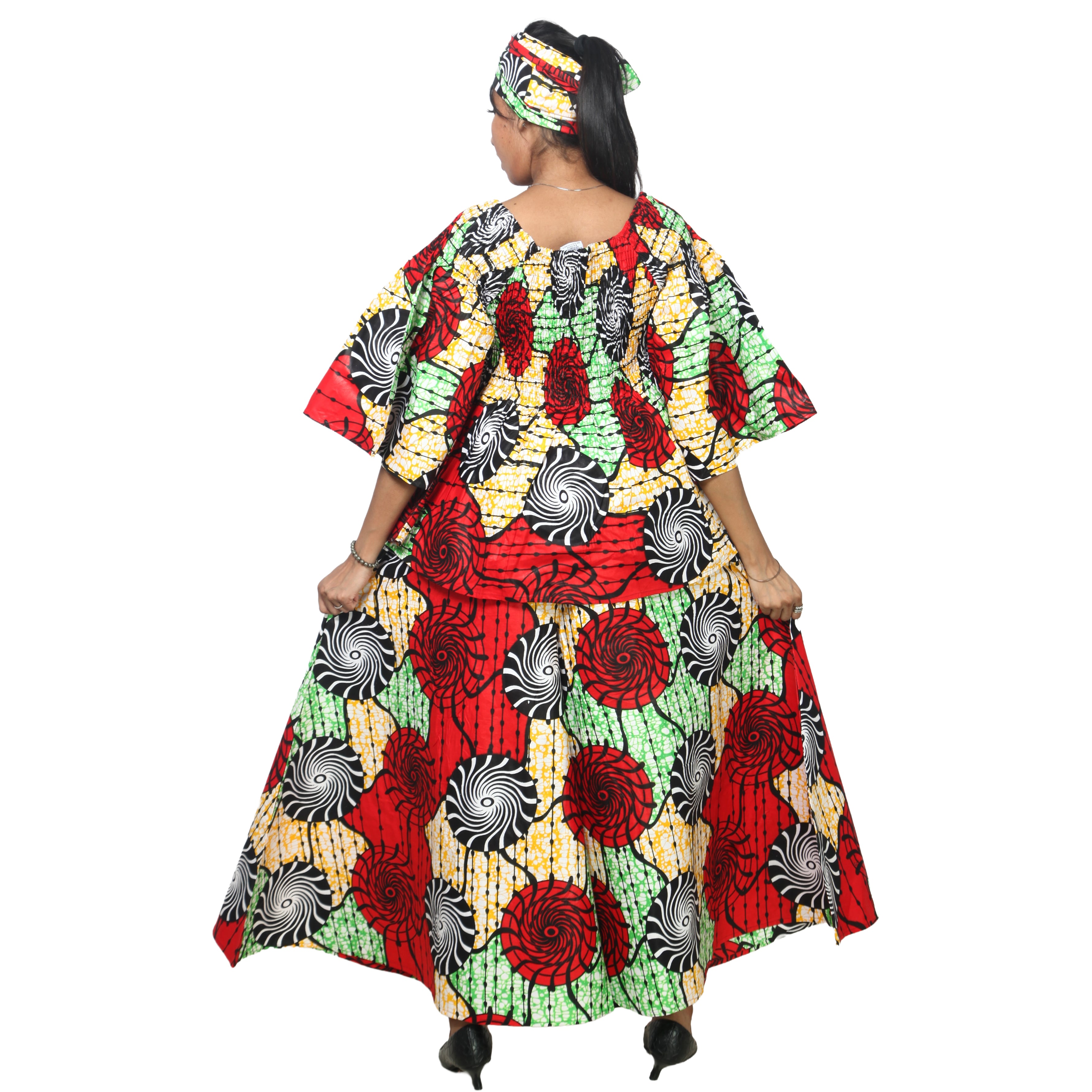 Peplum Tunic Top with Matching Palazzo Pants -- FI-50 and FI-2039 SET