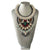 Cowrie Shell Tribal Beaded Necklace -- 7A