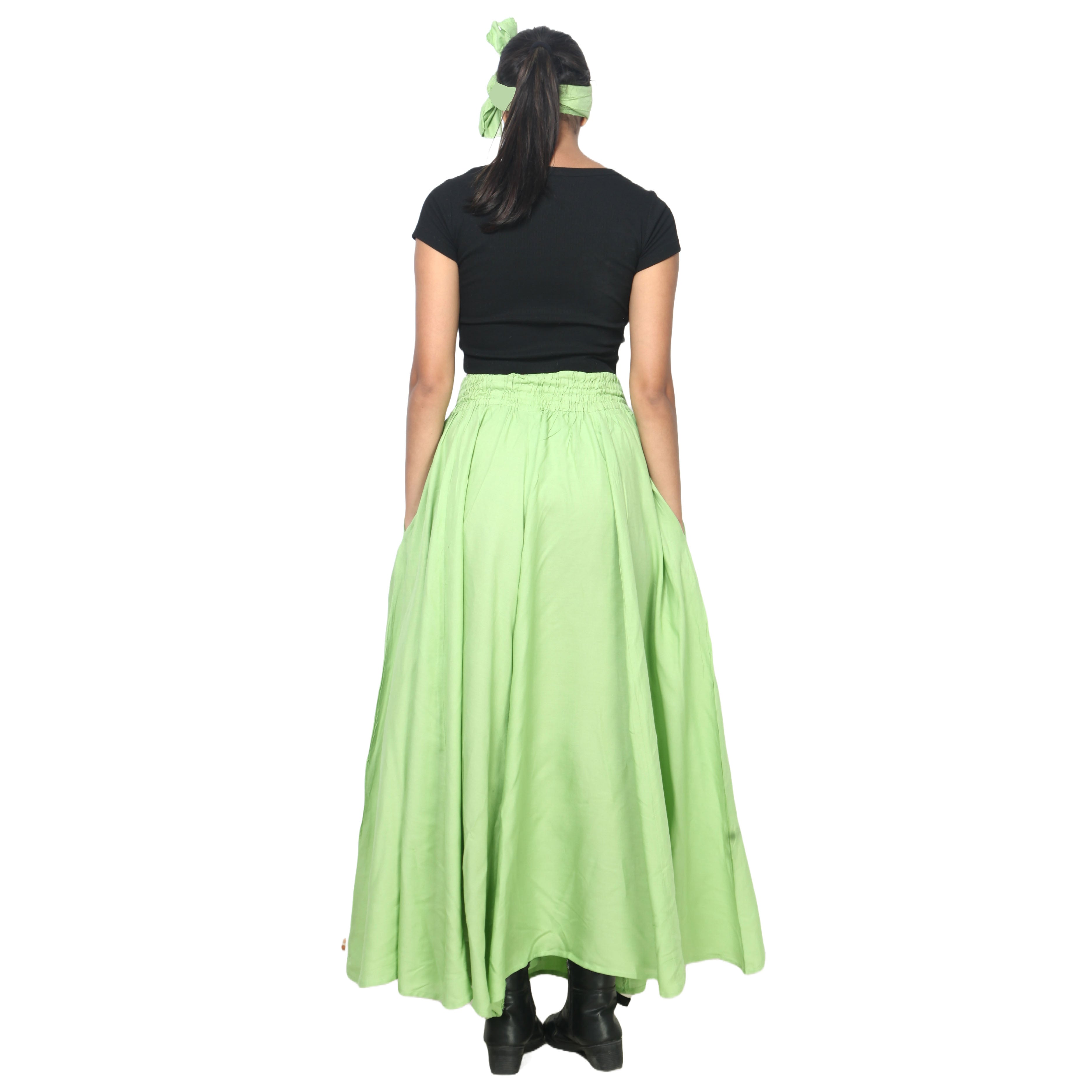 African Women's Rayon Maxi Skirt - FI-92