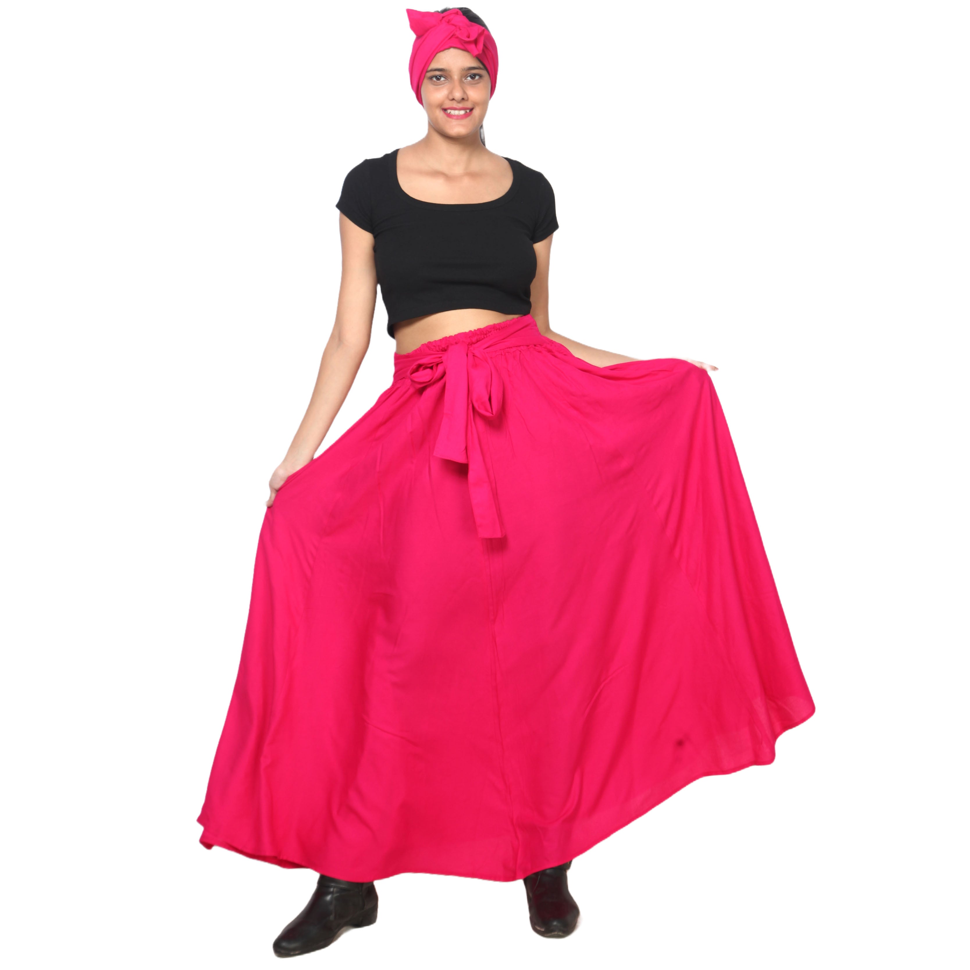 African Women's Rayon Maxi Skirt - FI-92