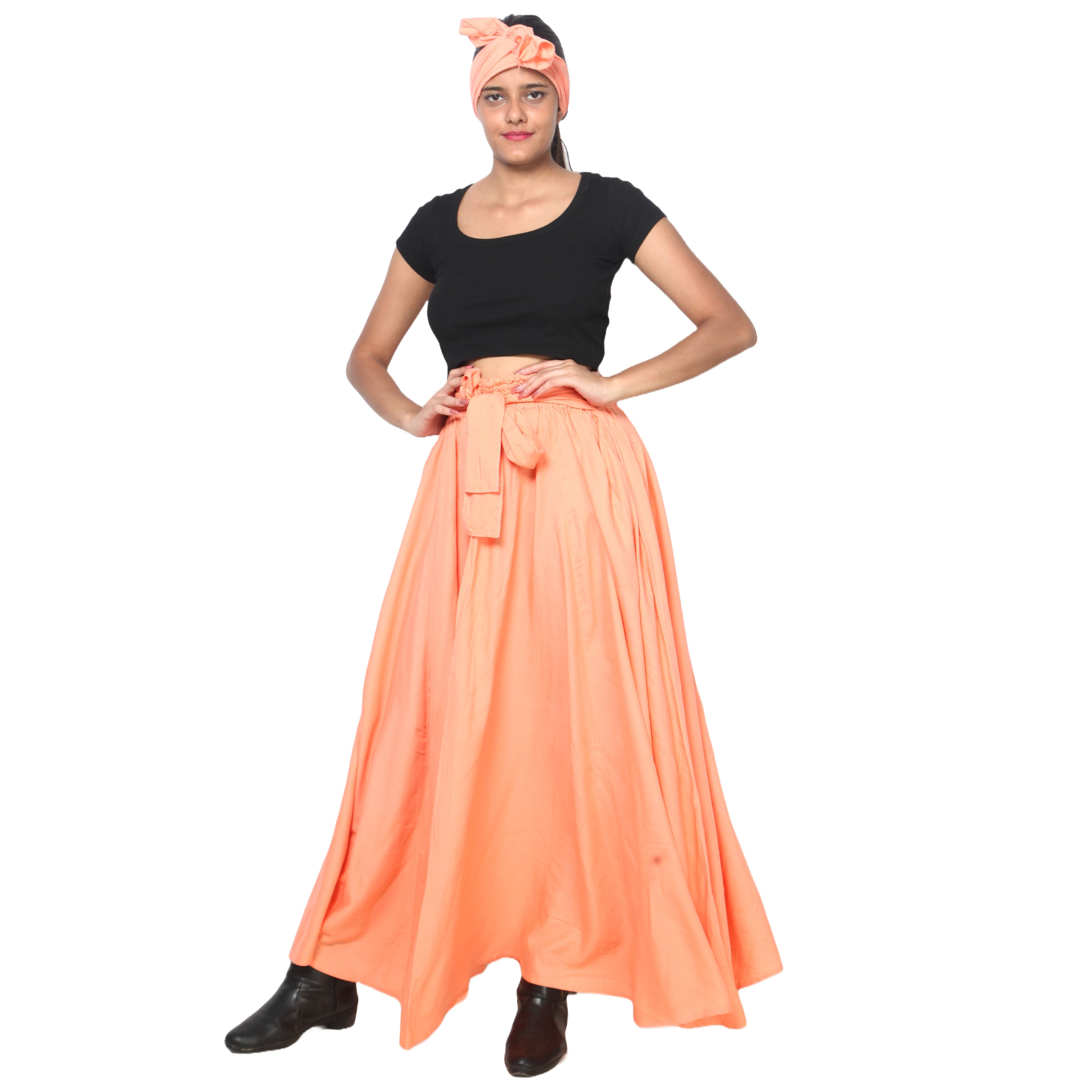 African Women's Rayon Maxi Skirt - FI-92