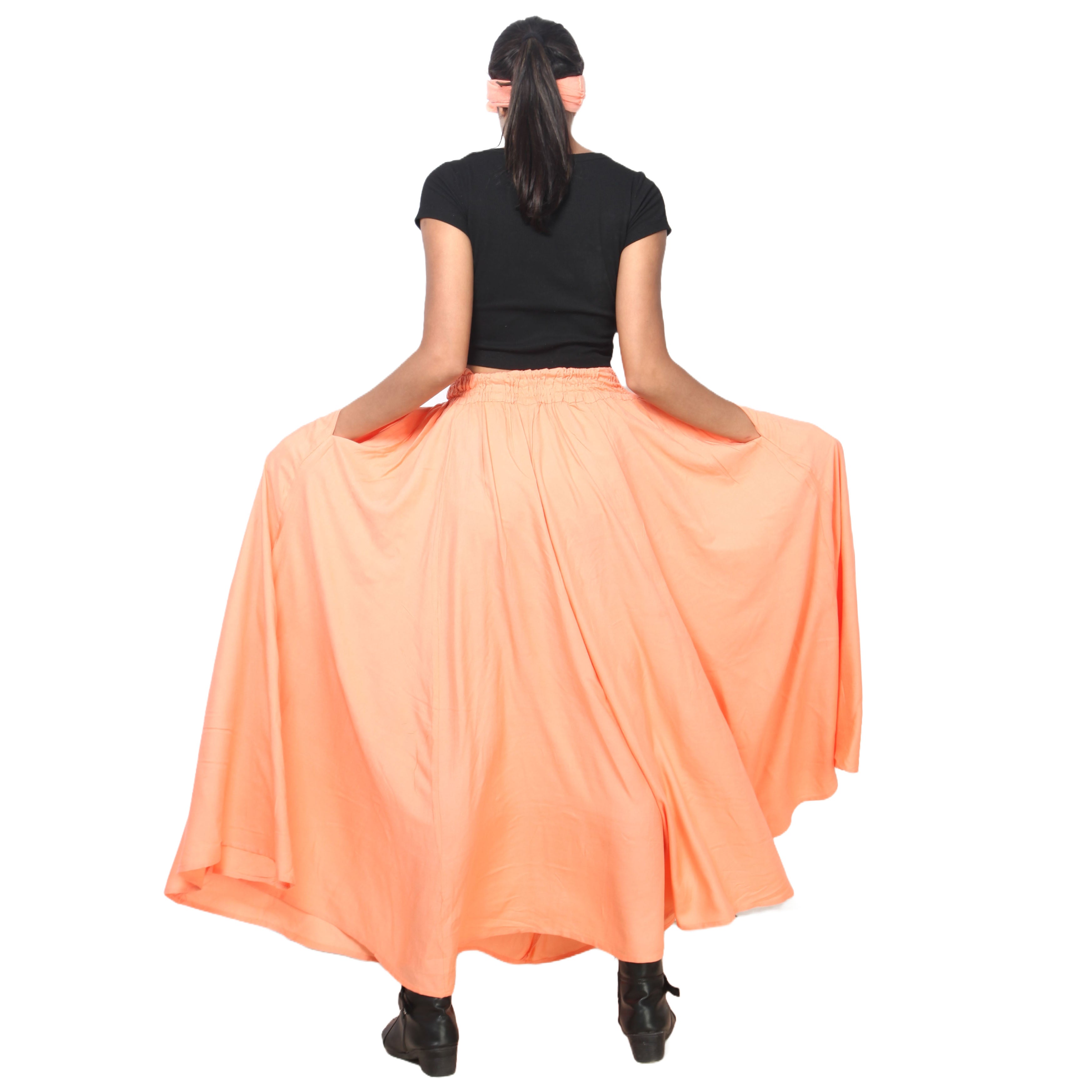 African Women's Rayon Maxi Skirt - FI-92