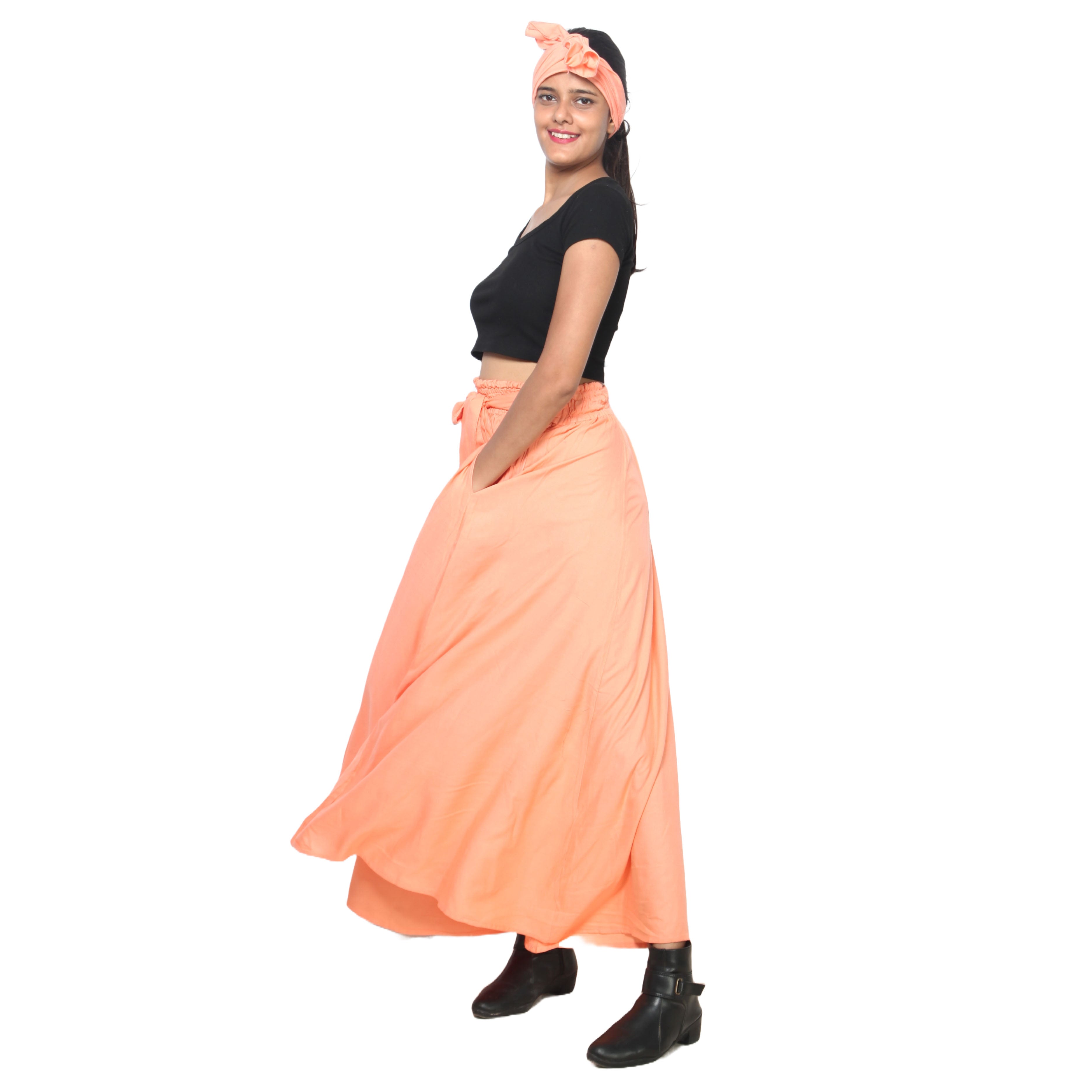 African Women's Rayon Maxi Skirt - FI-92