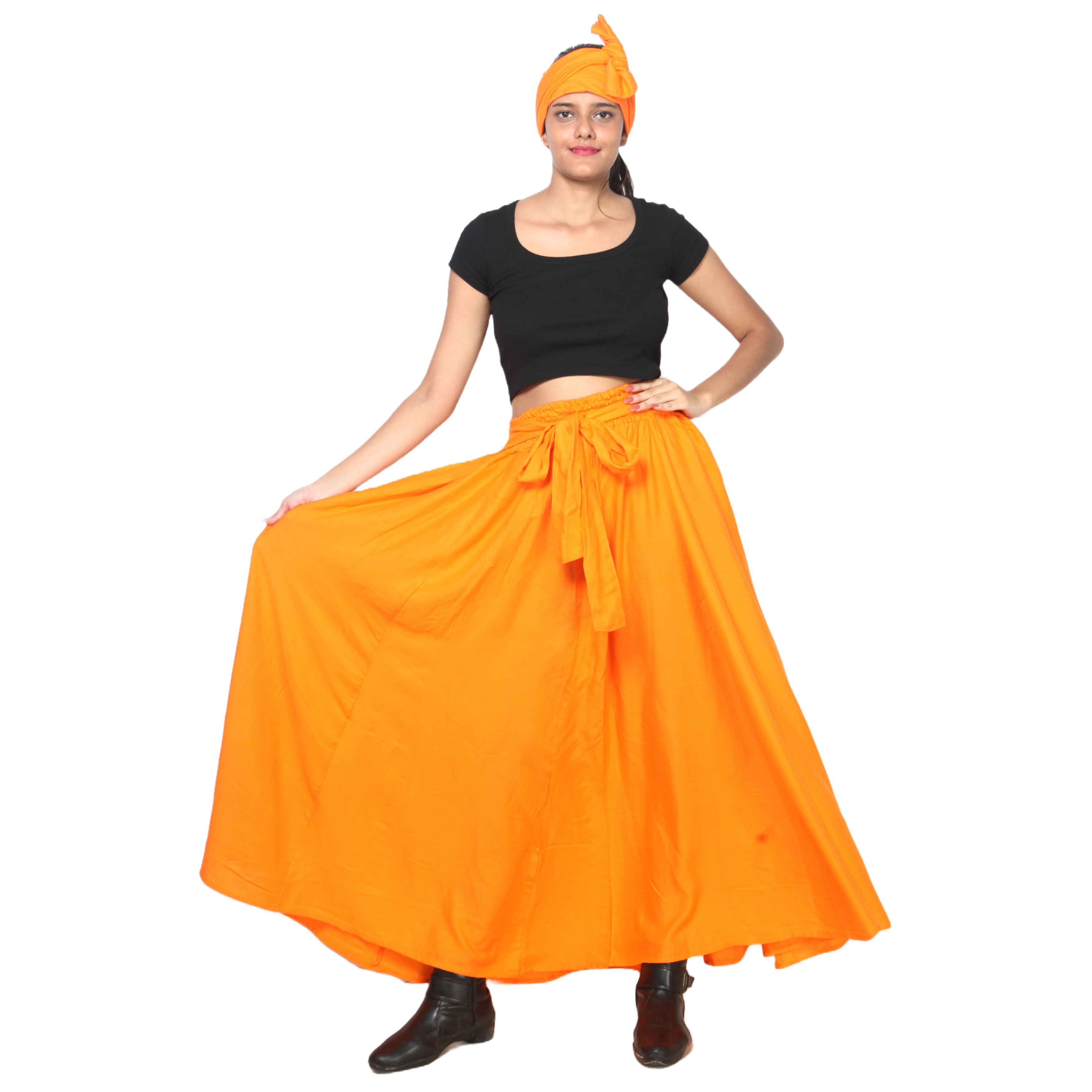 African Women's Rayon Maxi Skirt - FI-92