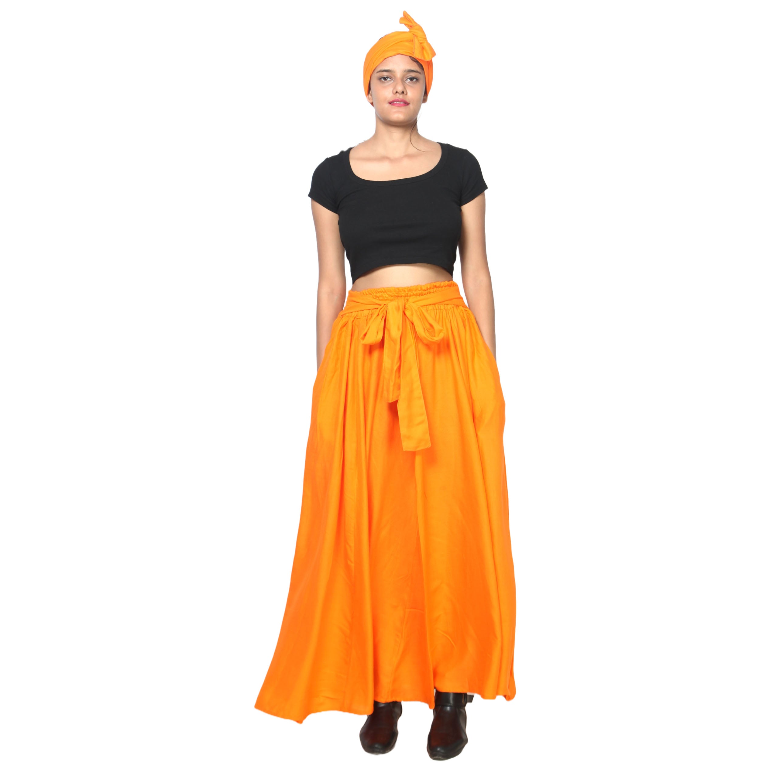 African Women's Rayon Maxi Skirt - FI-92