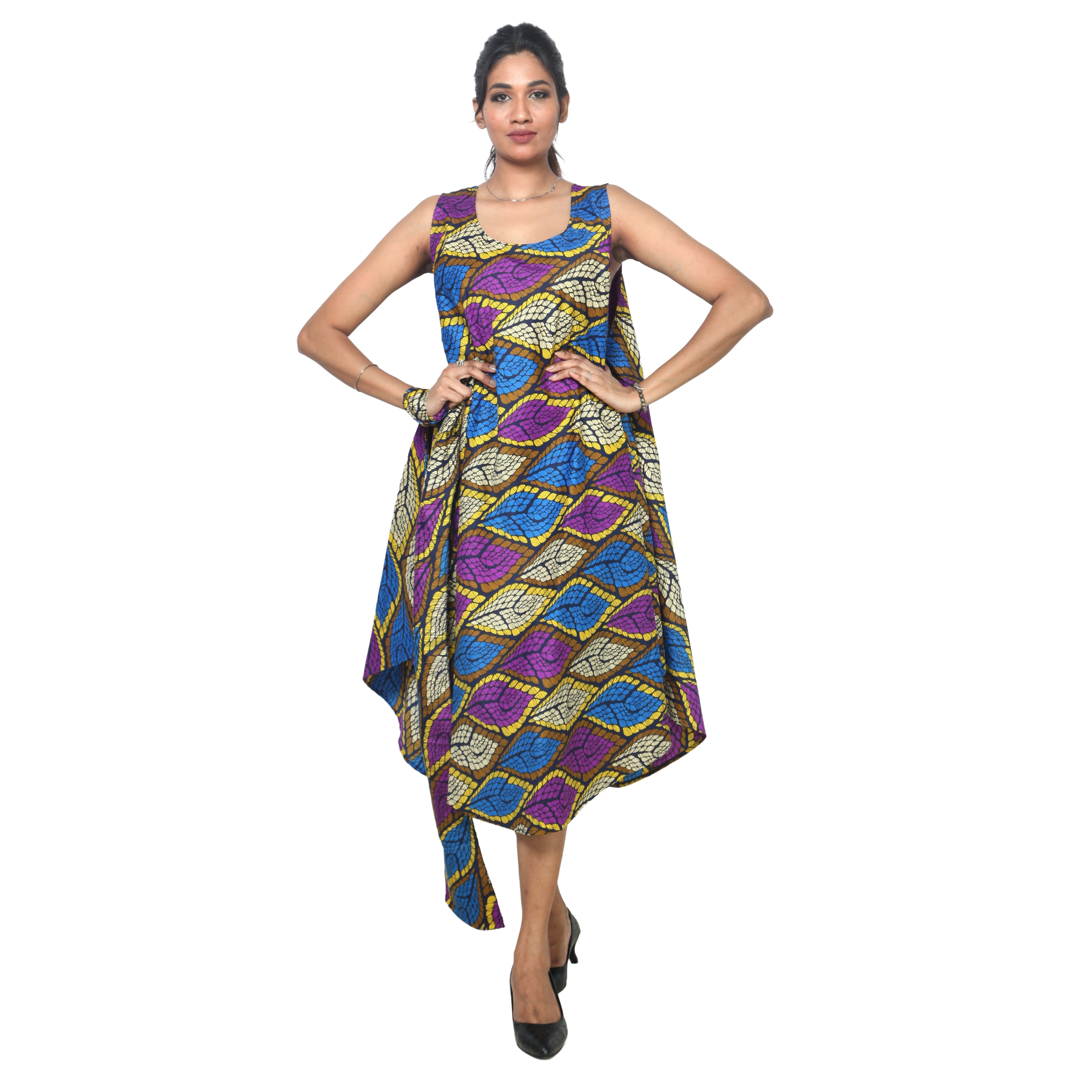 Women's Sleeveless Midi Dress -- 12pcs per Pack -- FI-4174