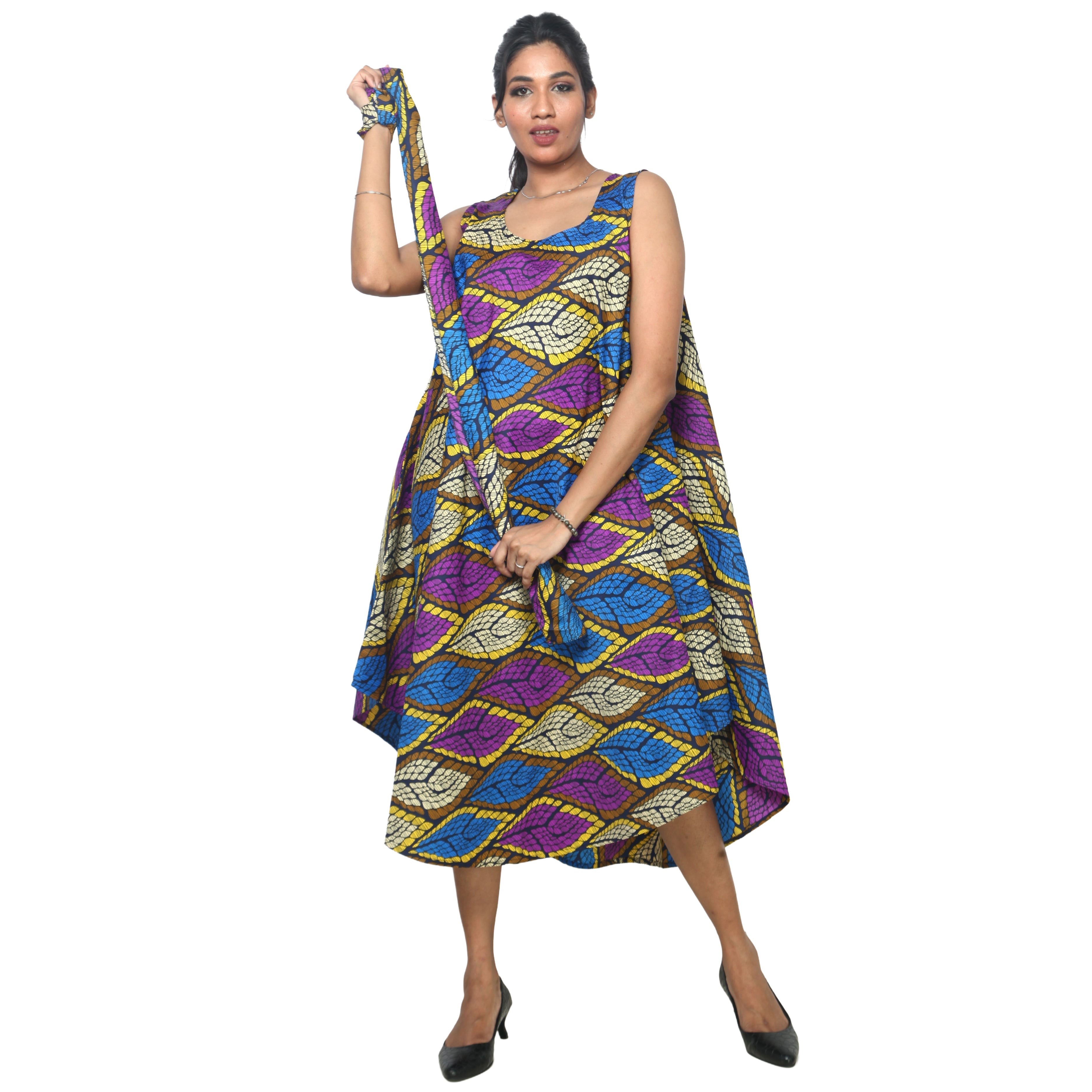 Women's Sleeveless Midi Dress -- 12pcs per Pack -- FI-4174