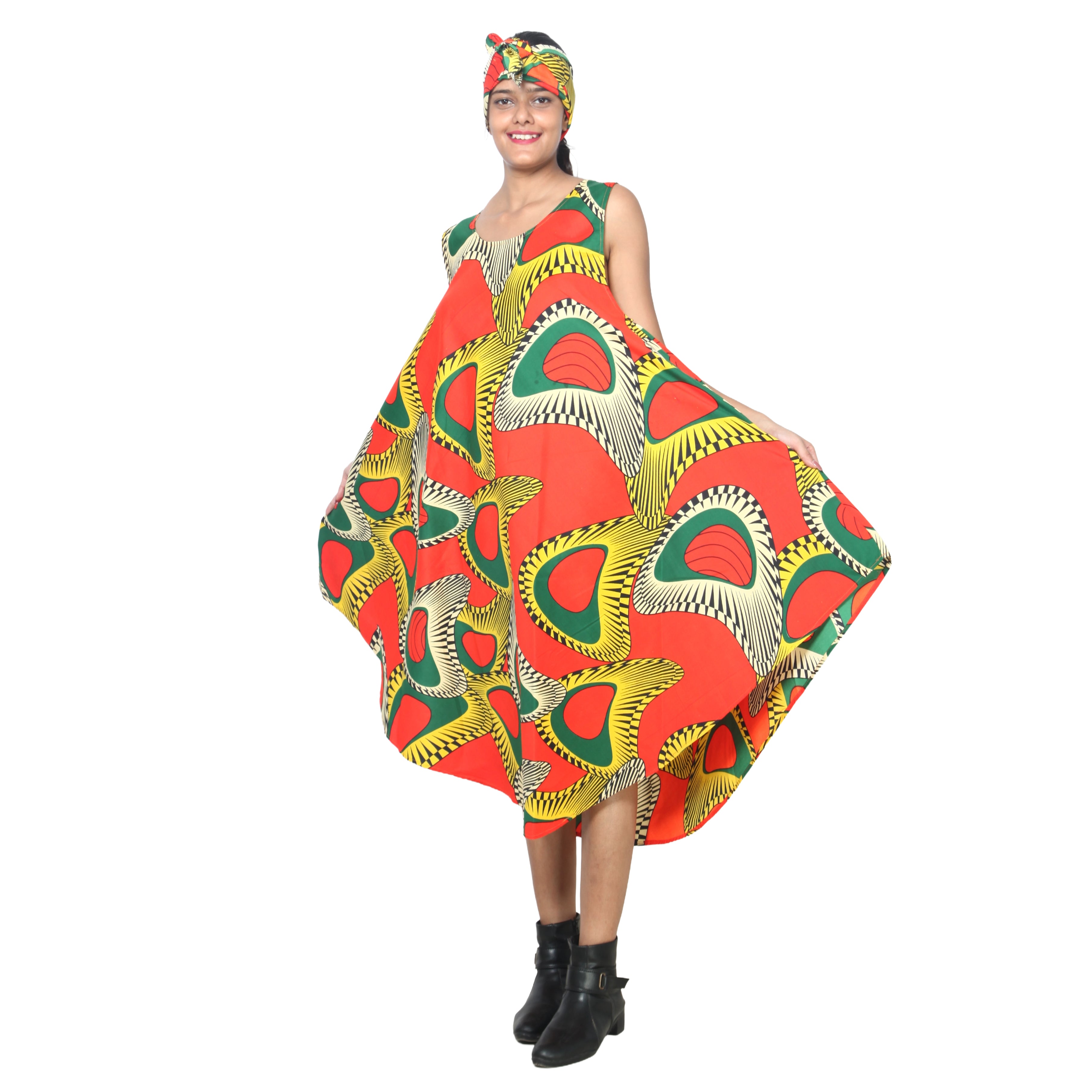 Women's Sleeveless Midi Dress -- 12pcs per Pack -- FI-4174