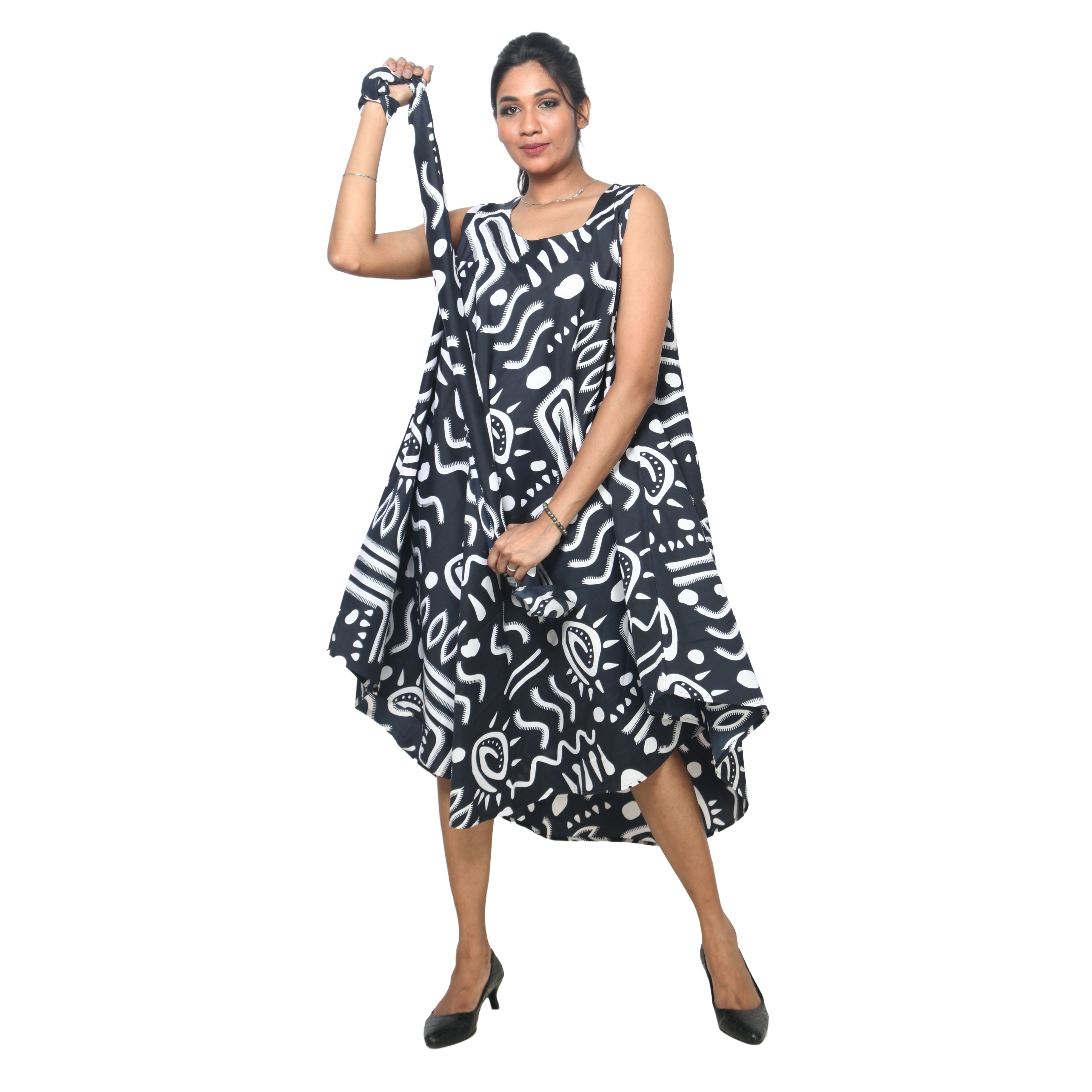 Women's Sleeveless Midi Dress -- 12pcs per Pack -- FI-4174