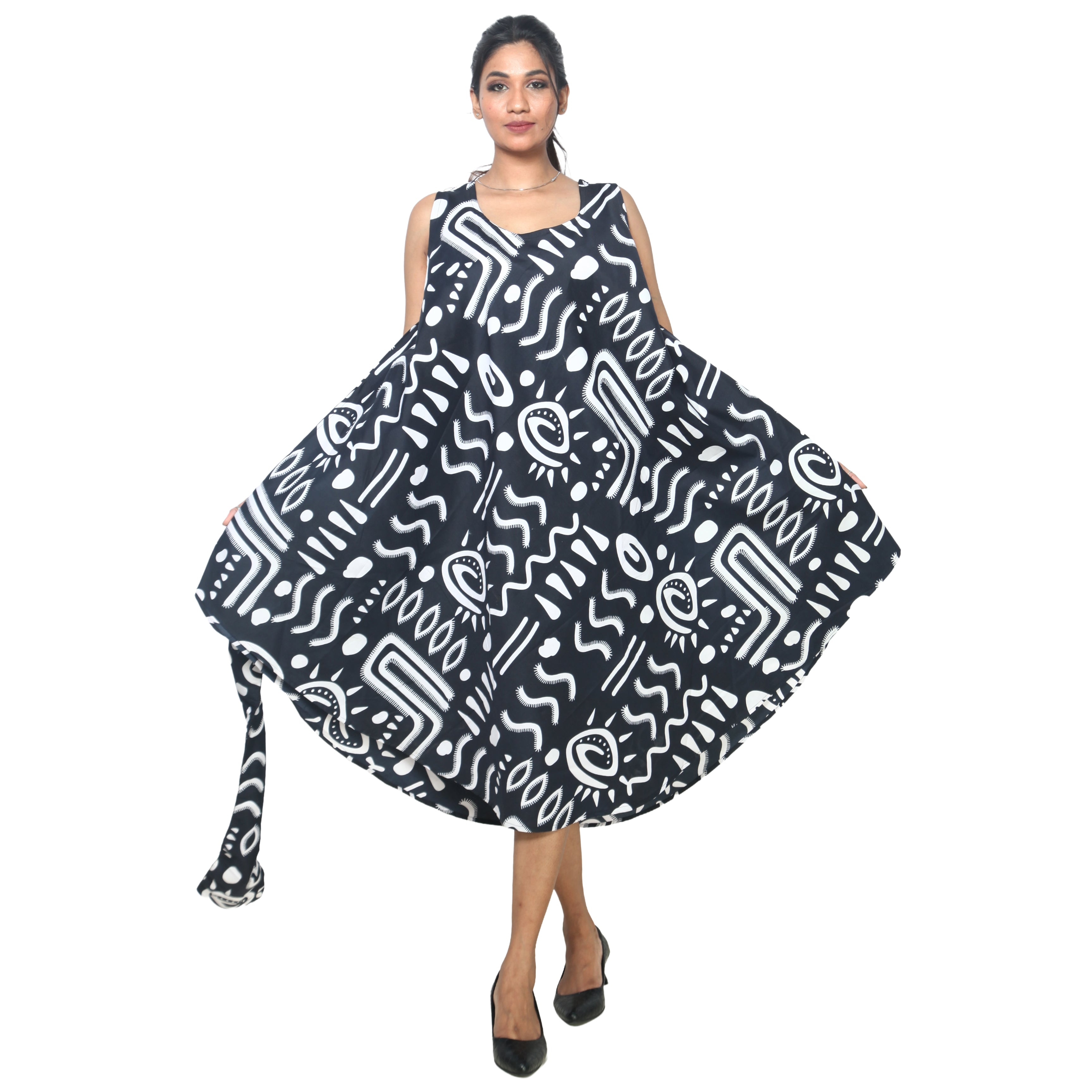 Women's Sleeveless Midi Dress -- 12pcs per Pack -- FI-4174