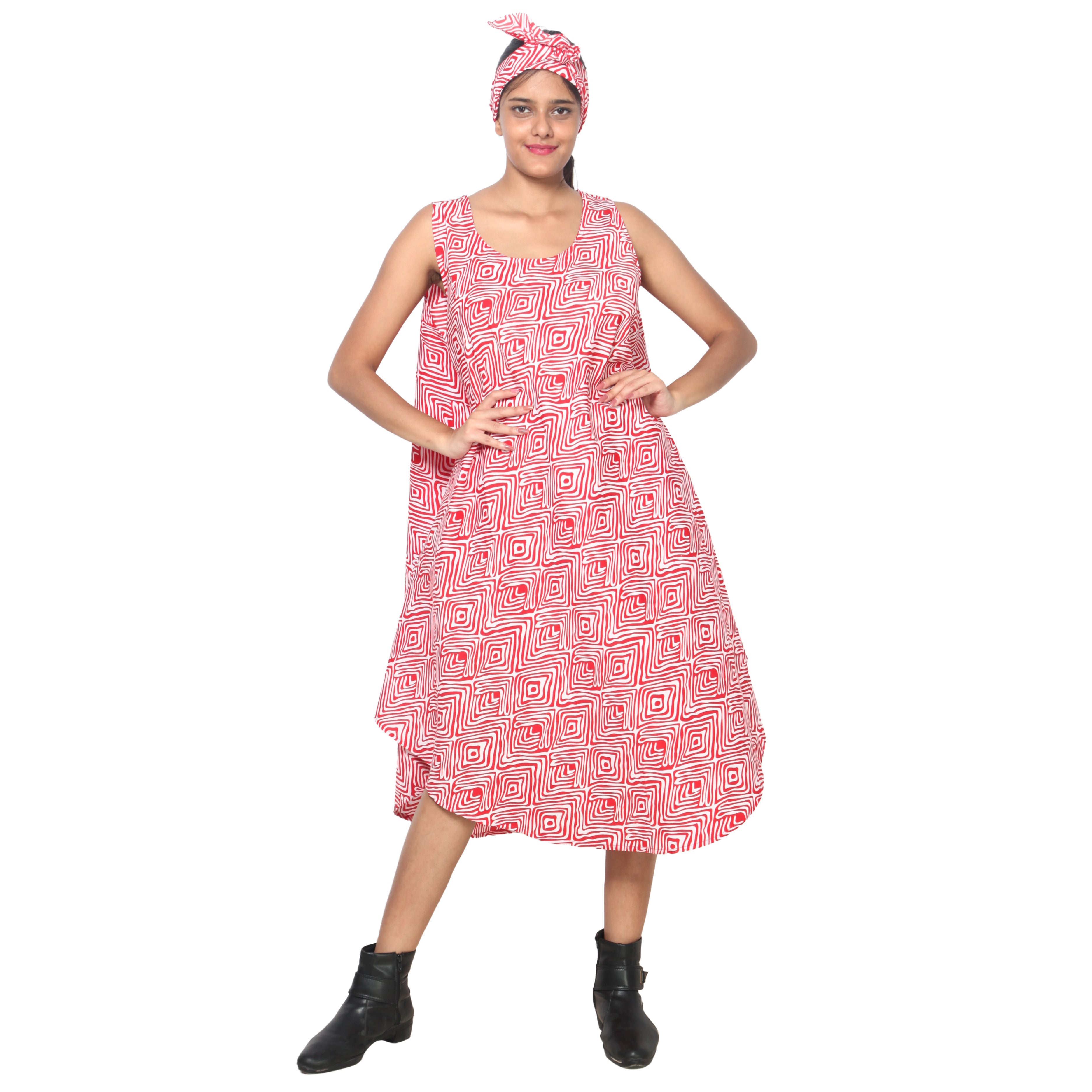 Women's Sleeveless Midi Dress -- 12pcs per Pack -- FI-4174