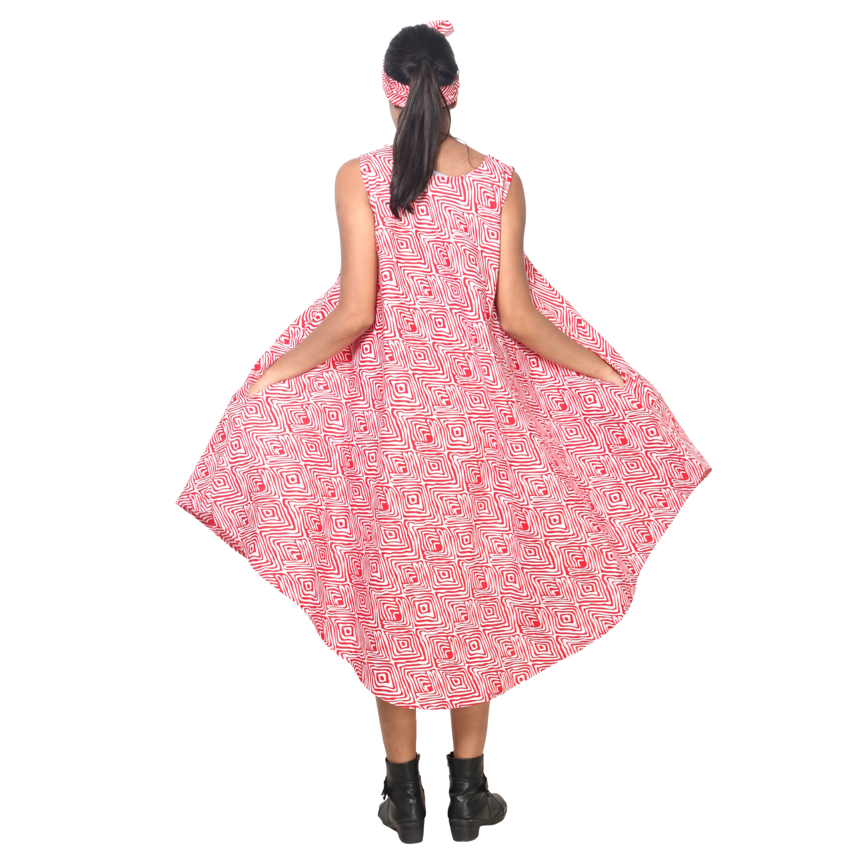 Women's Sleeveless Midi Dress -- 12pcs per Pack -- FI-4174