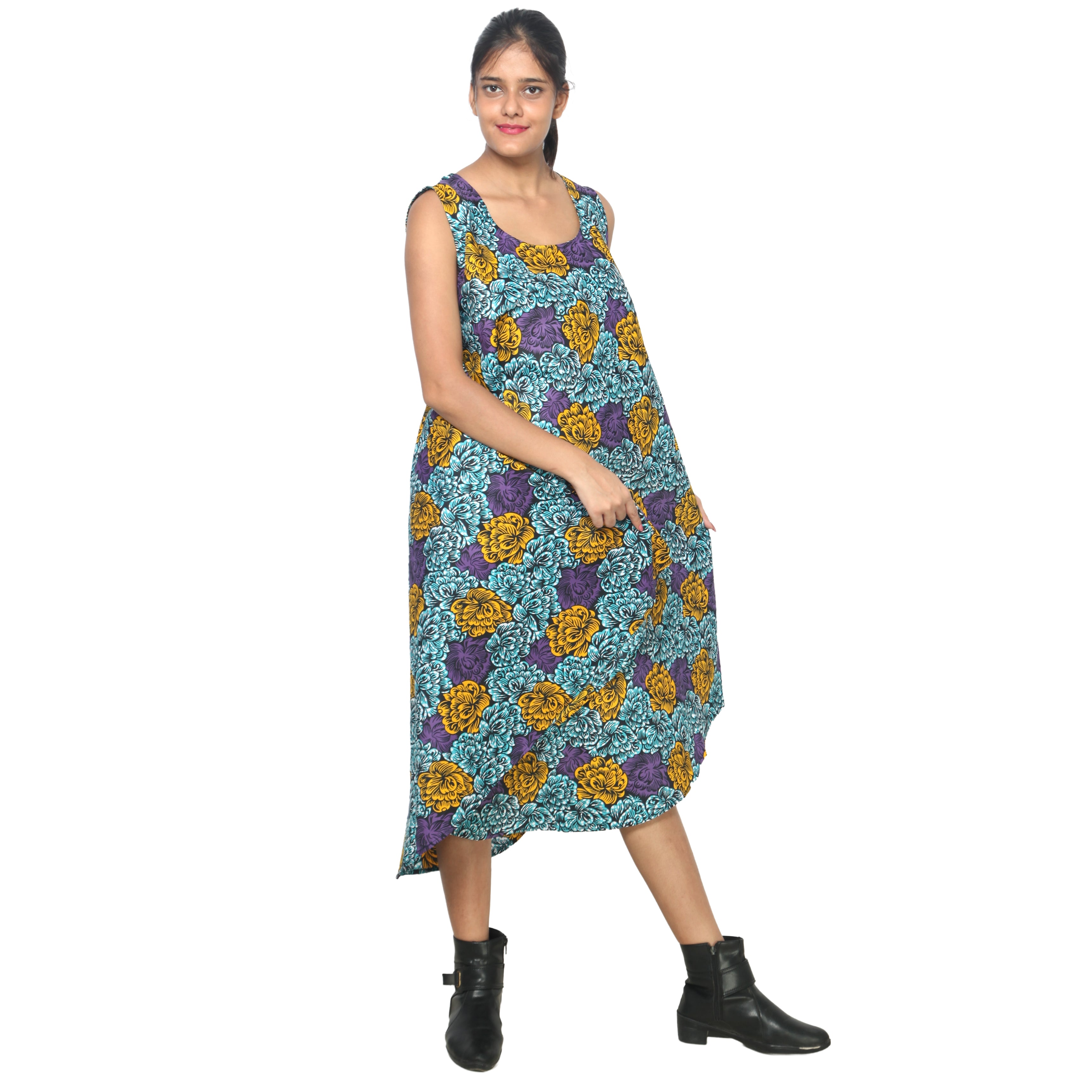 Women's Sleeveless Midi Dress -- 12pcs per Pack -- FI-4174