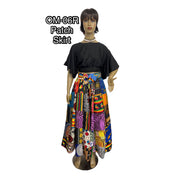 Women's Patchwork Maxi Skirt -- OM-06