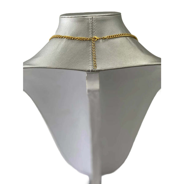 African Women's Brass Circle Disc Necklace Set -- Jewelry 2