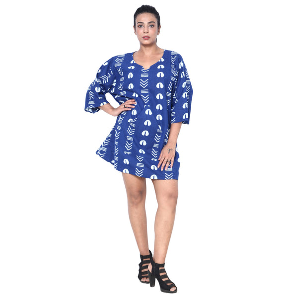 Women's 3/4 Sleeve Tunic Top -- FI-149