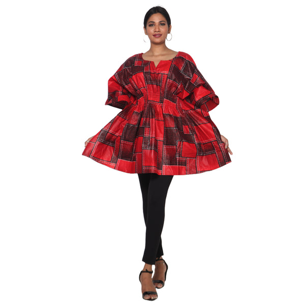 Women's Half Kaftan With Elastic Waist -- FI-P14