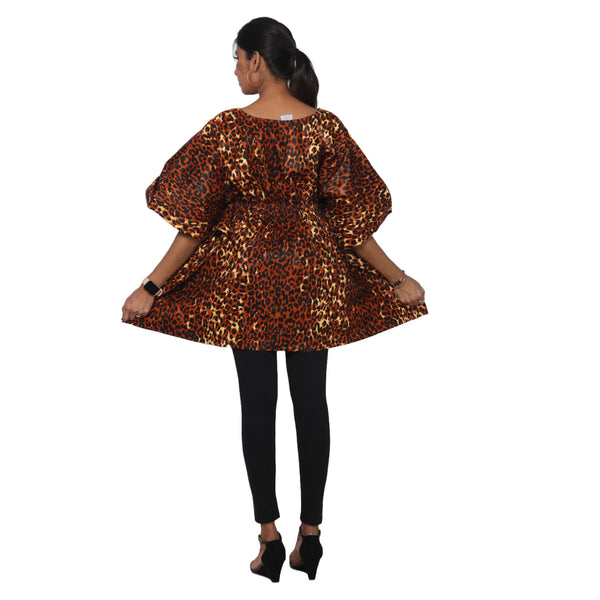 Women's Half Kaftan With Elastic Waist -- FI-P14