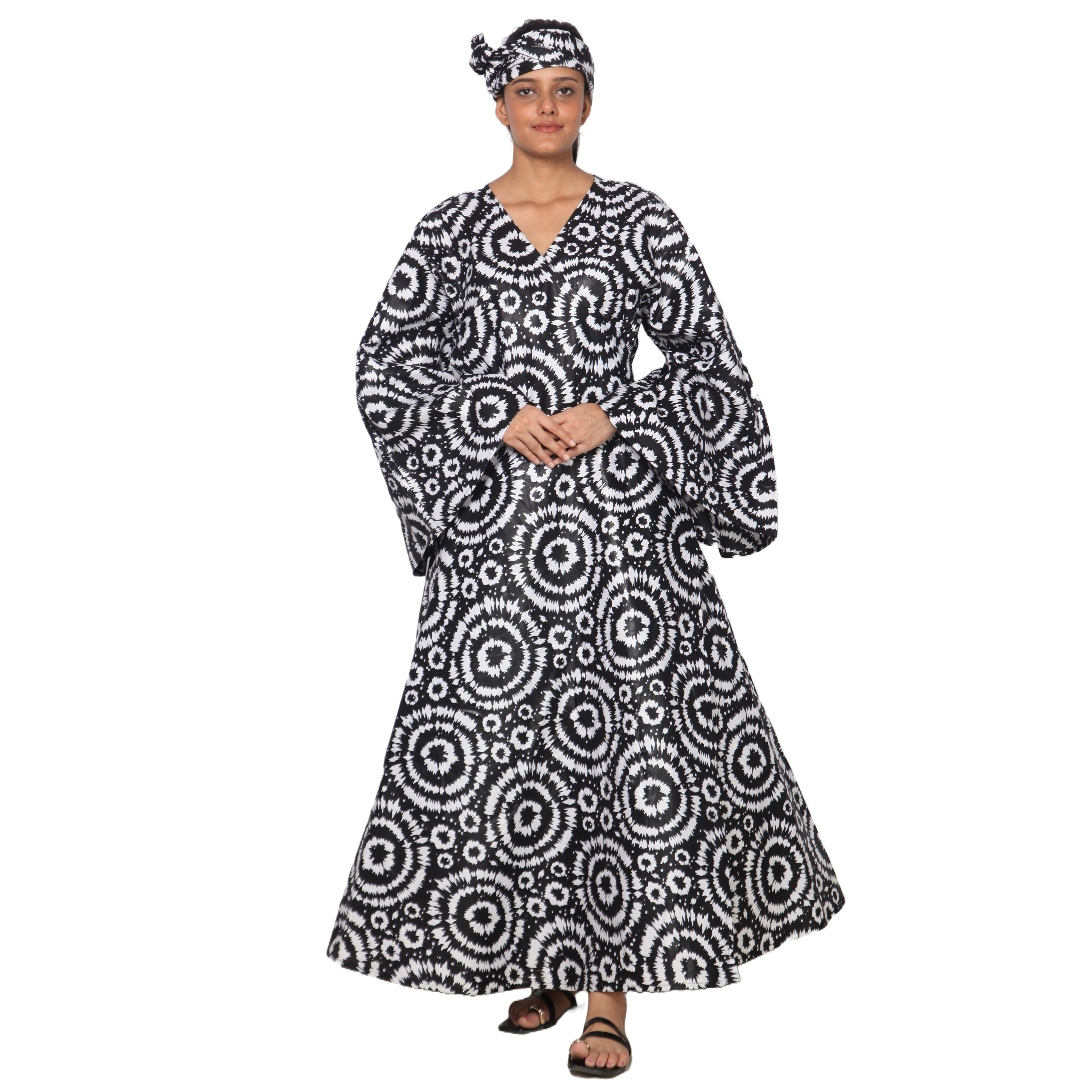 Women's Plus Size Long Sleeve Wrap Maxi Dress -- Fi-56 Plus Women's Plus Size Long Sleeve Wrap Maxi Dress -- Fi-56 Plus