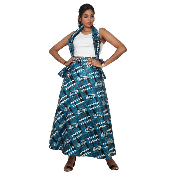 Women's Long Wrap Skirt -- FI-90