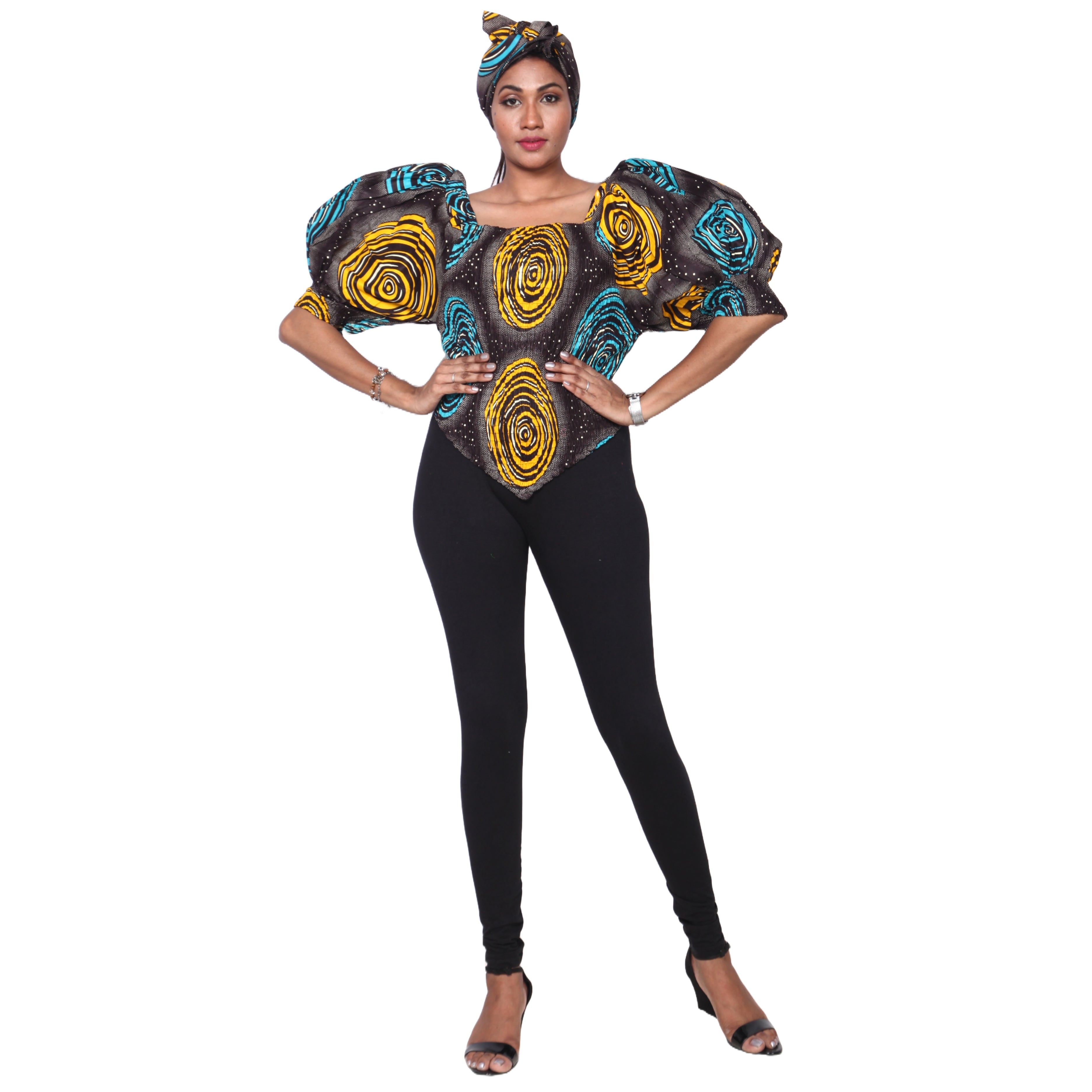 Women's Puff Sleeve Top: Upgrade your Wardrobe -- FI-18