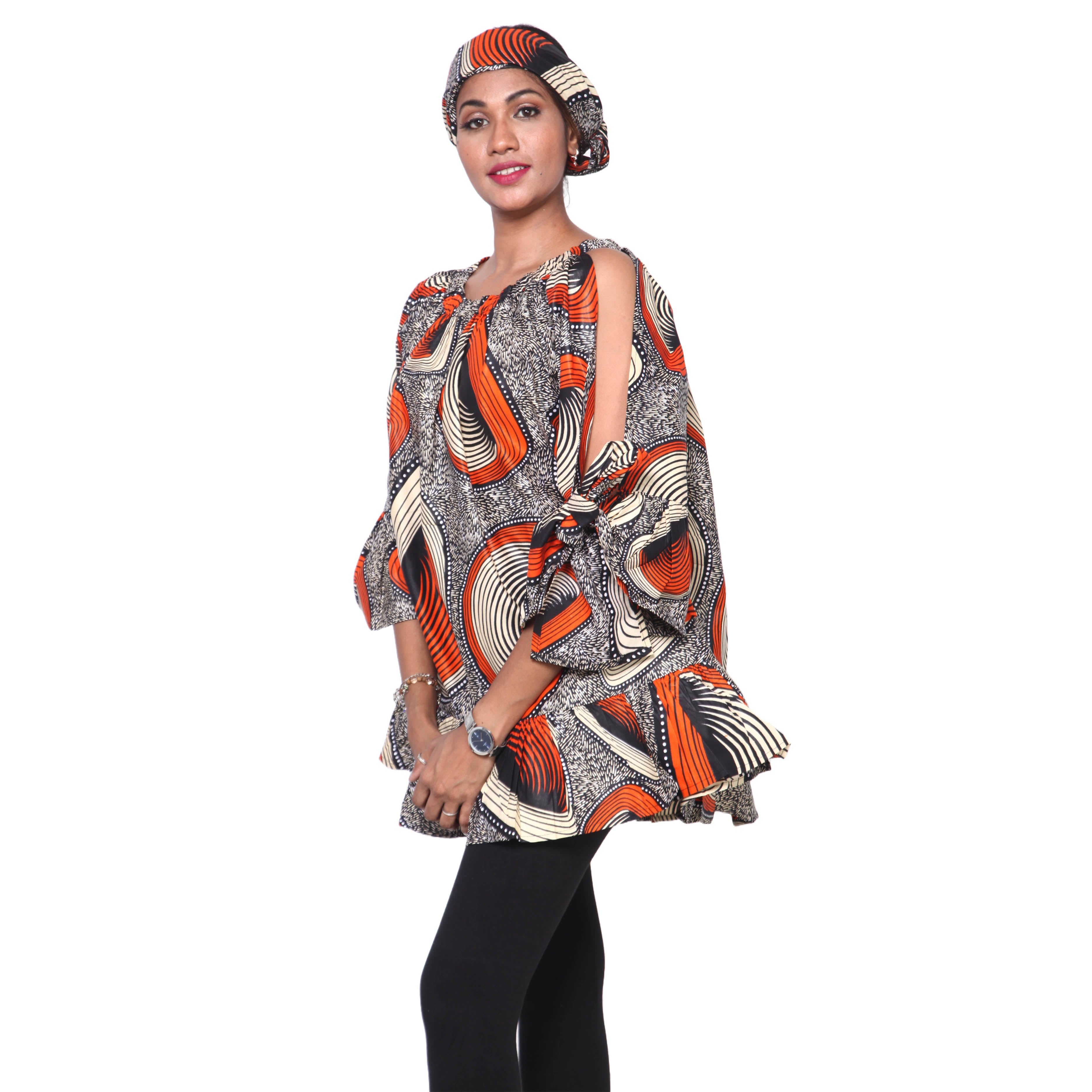 Women's Open Sleeve Tunic Top -- FI-20